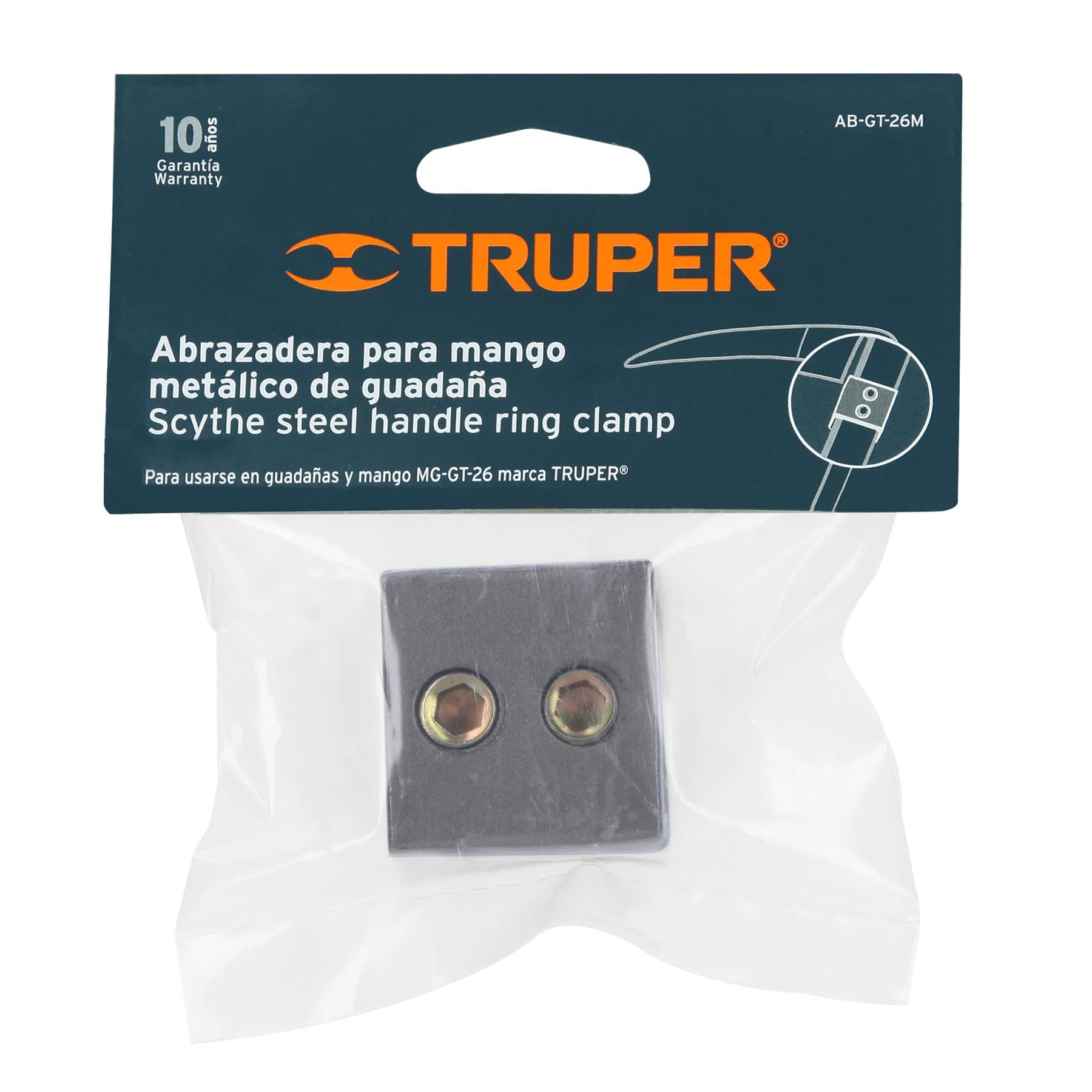 Truper AB-GT-26M Abrazadera para mango de acero - Ferrenacional