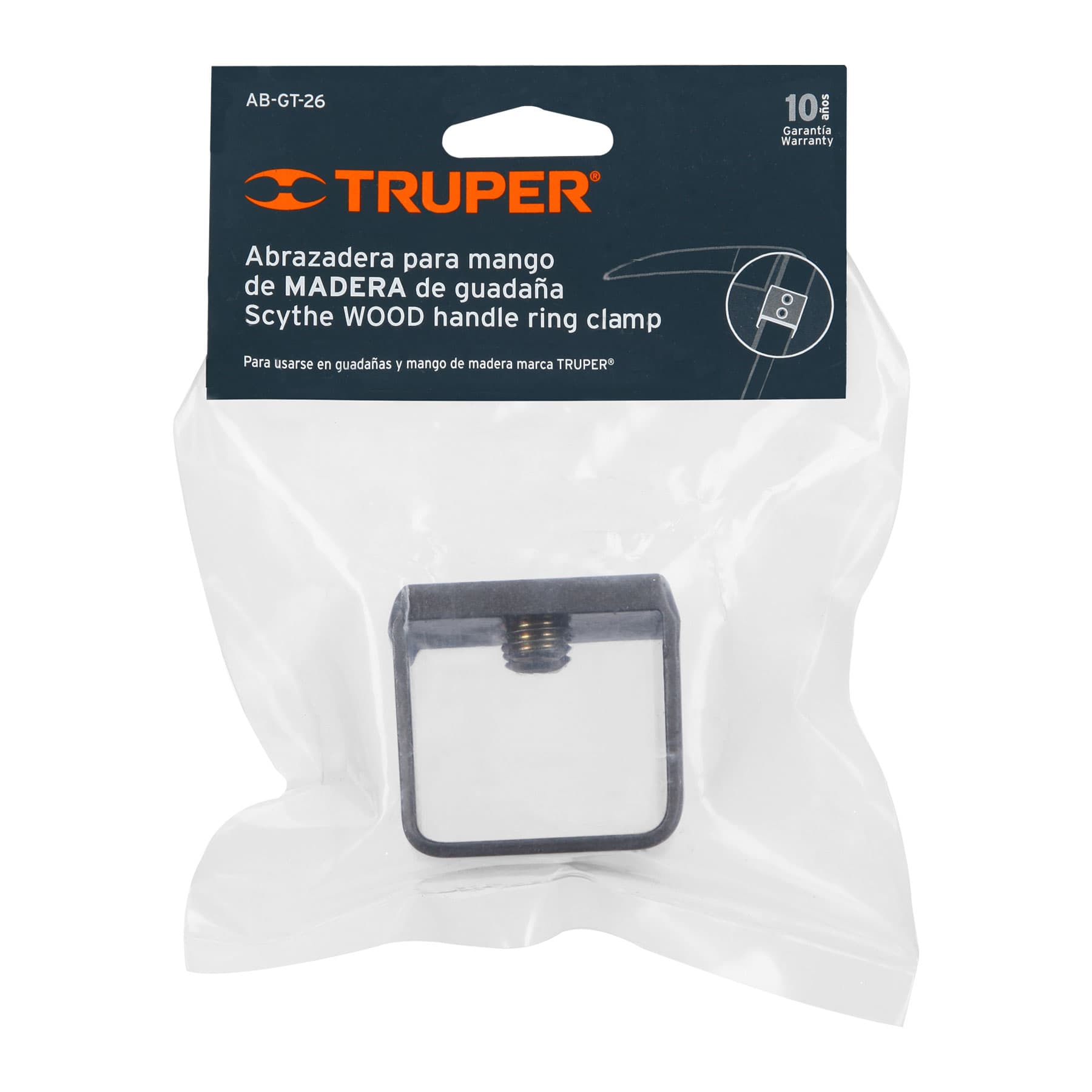 Truper AB-GT-26 Abrazadera para mango de madera - Ferrenacional
