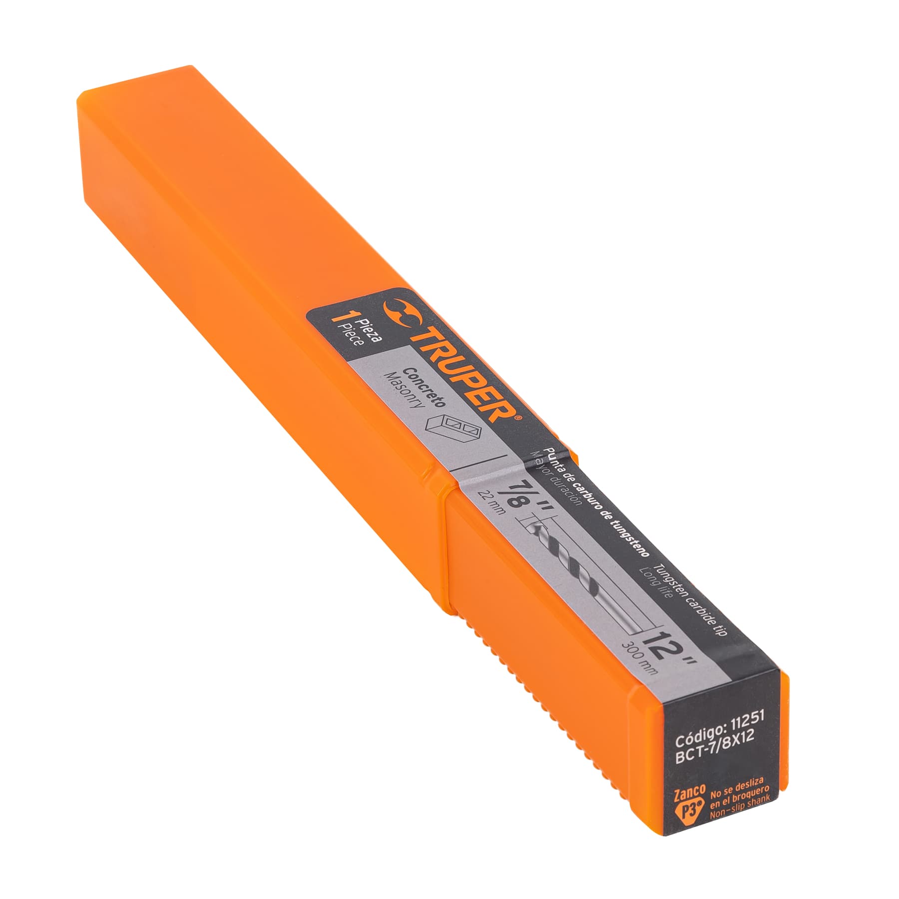 Truper BCT-7/8X12 Broca para concreto de 7/8 x 12'