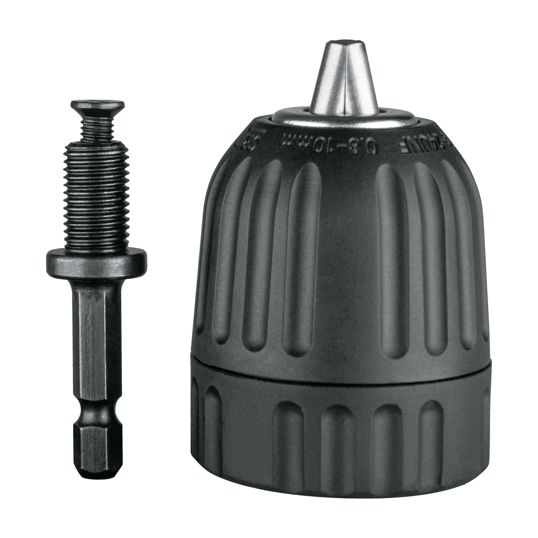 Truper Broquero cierre rápido 3/8' con adaptador Hex de 1/4'