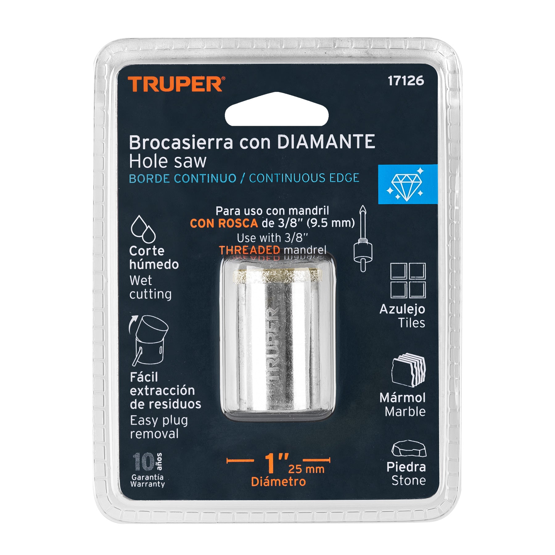 Truper COAZ-1 Brocasierra diamante 1'
