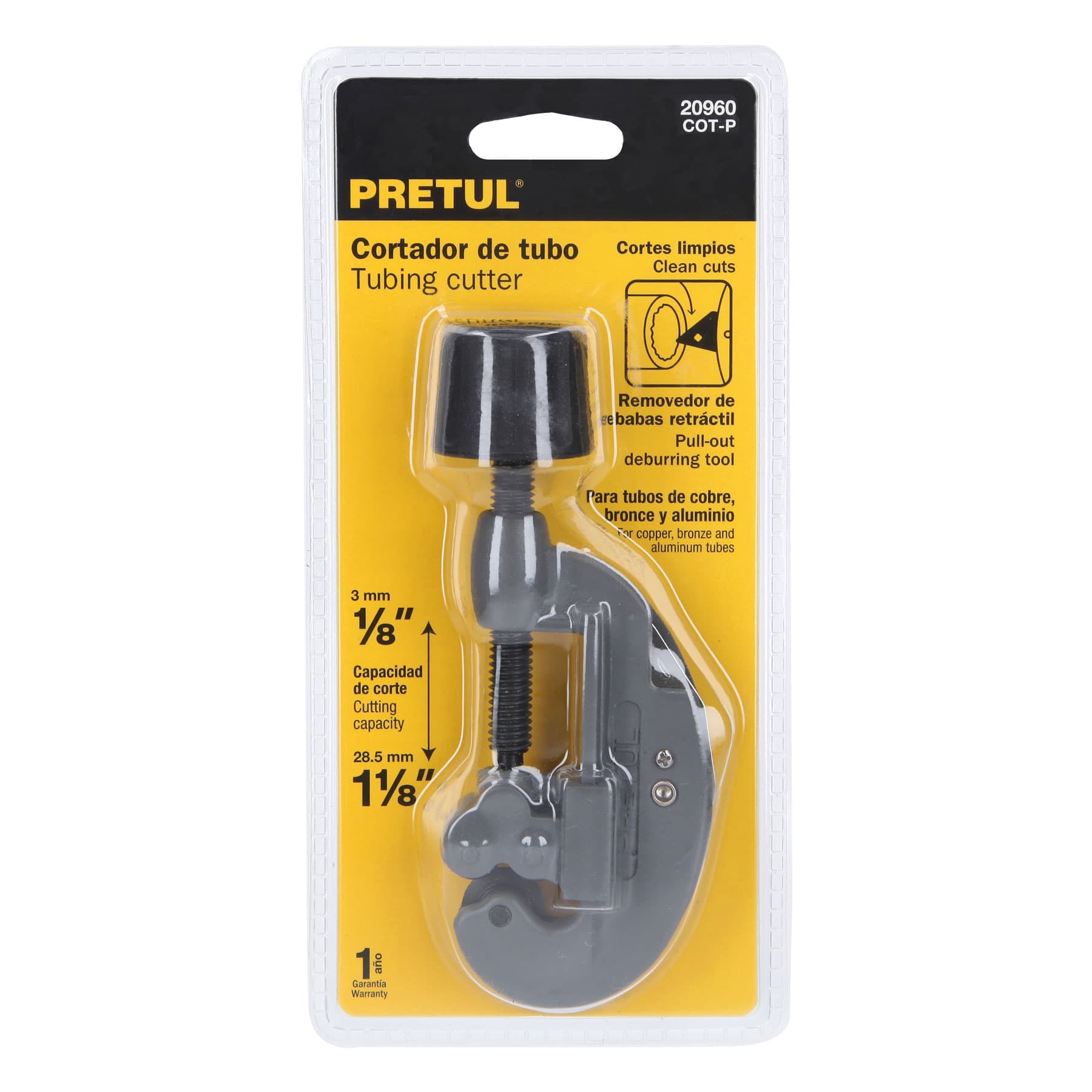 Pretul COT-P Cortador de tubo de cobre, hasta 1-1/8'(30 mm), Pretul