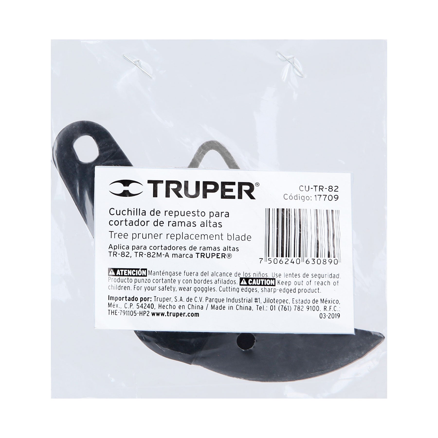 Truper CU-TR-82 Cuchilla para cortadores de ramas altas TR-82 y TR-82M-A