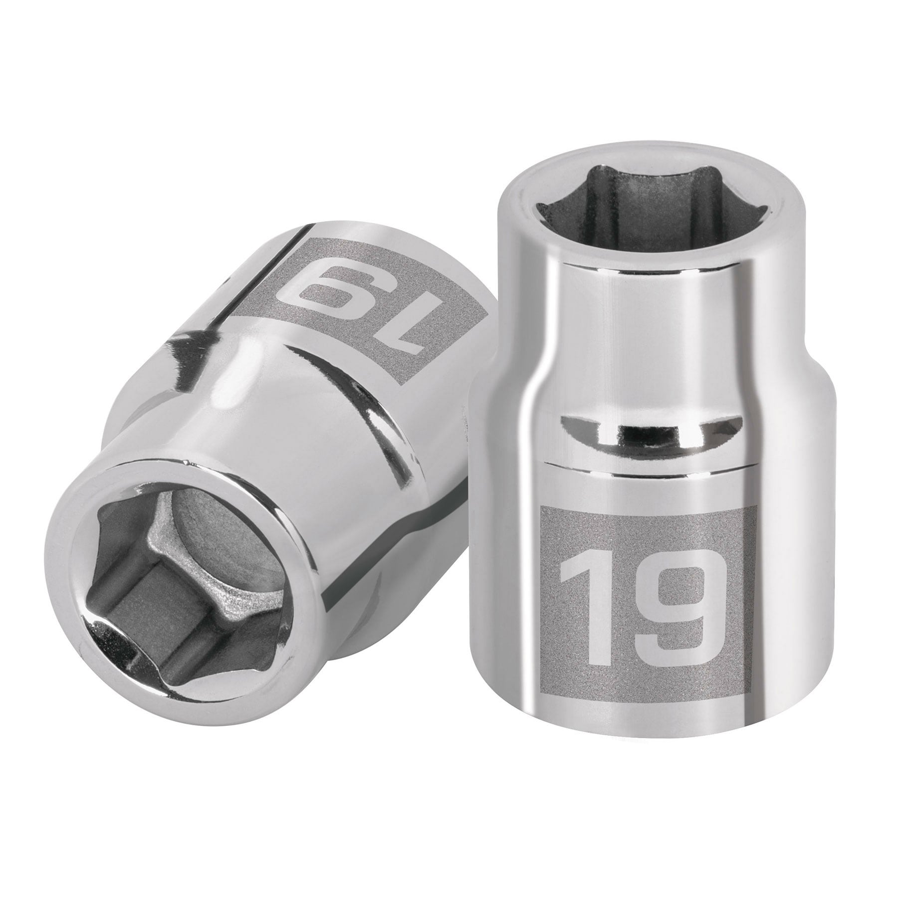 Truper D-3419-M Dado de 19 mm, 6 puntas, cuadro 3/4'