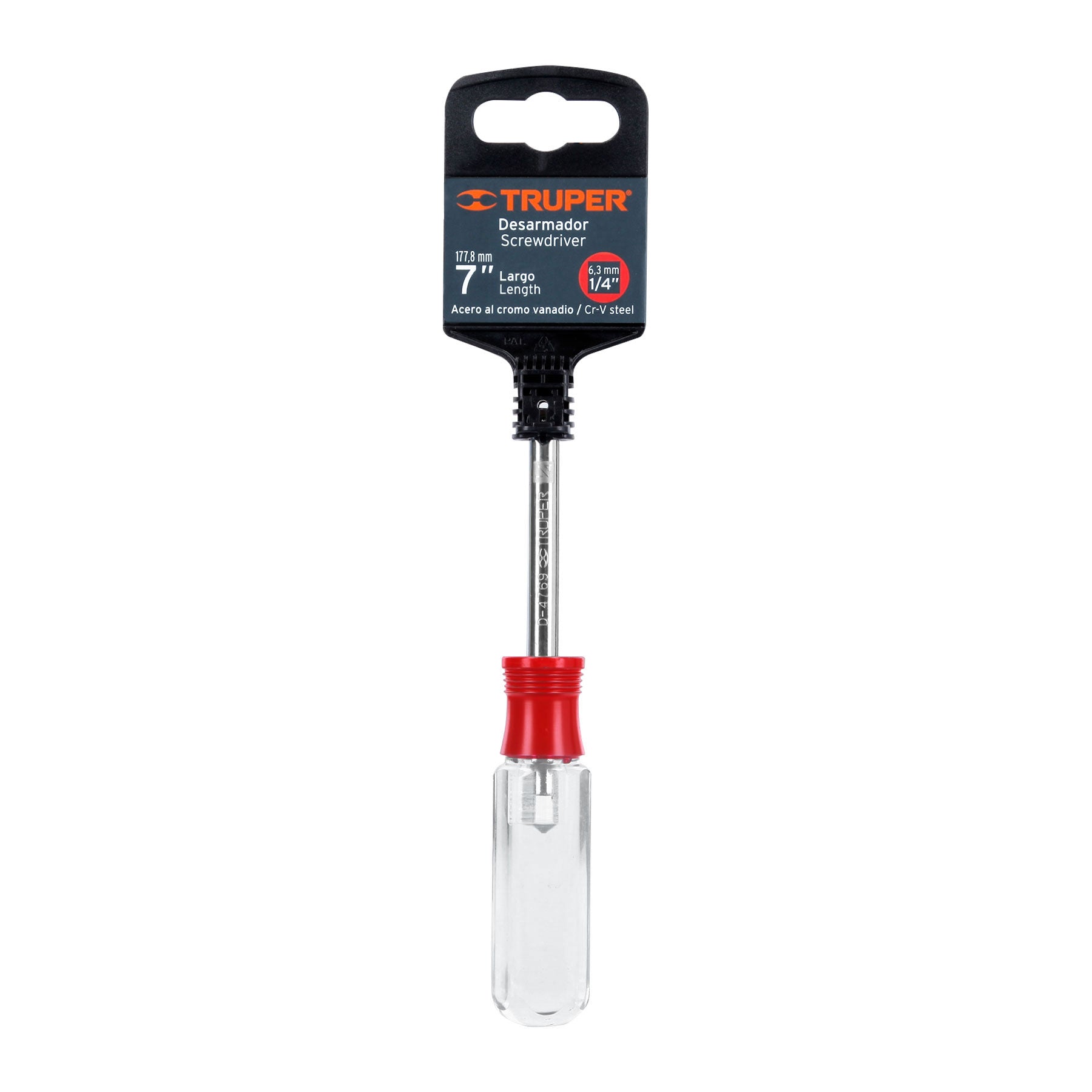 Truper D-4769 Desarmador de 7' para dados cuadro 1/4'