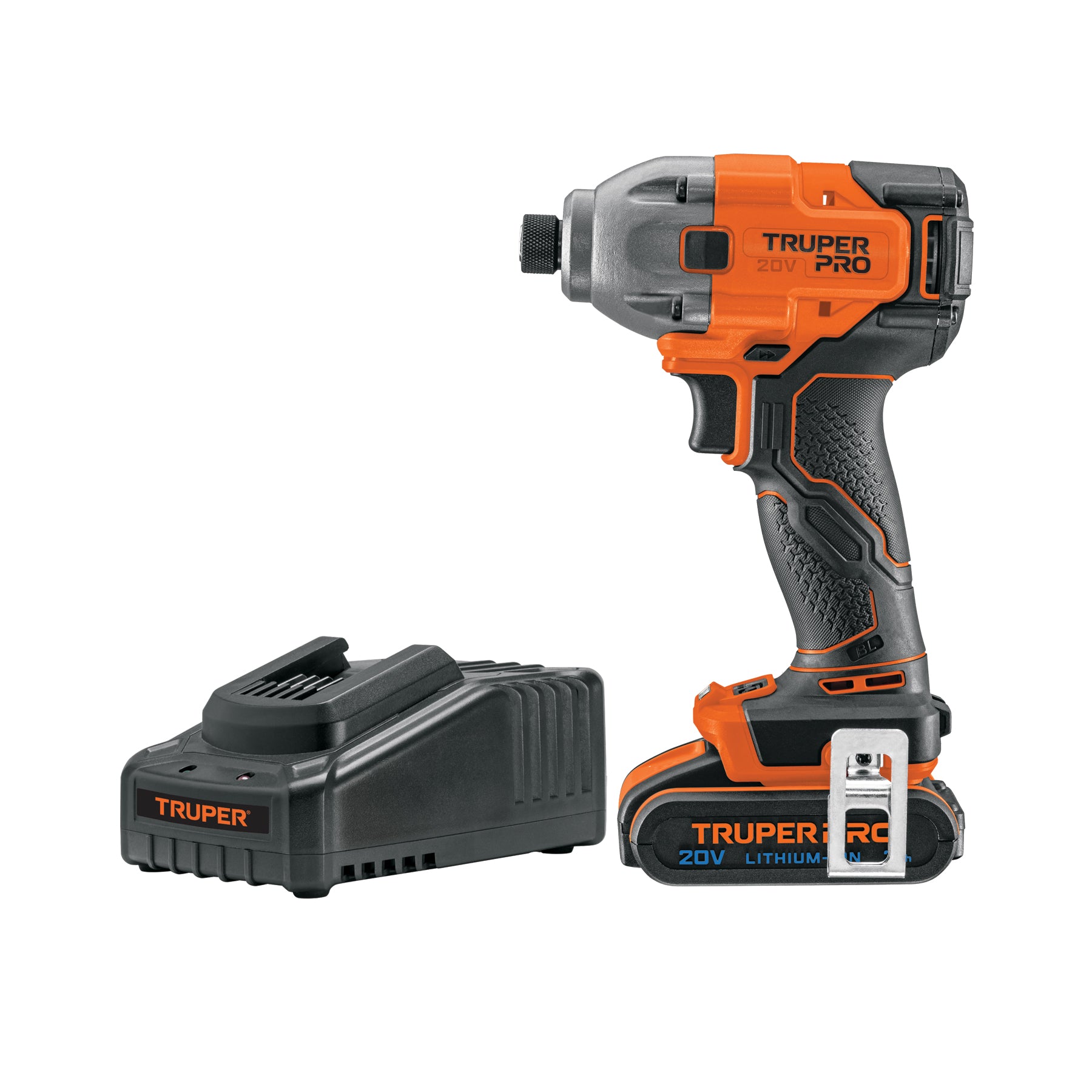 Destornillador de impacto 1/4", 20V, 1 batería 2Ah, PRO