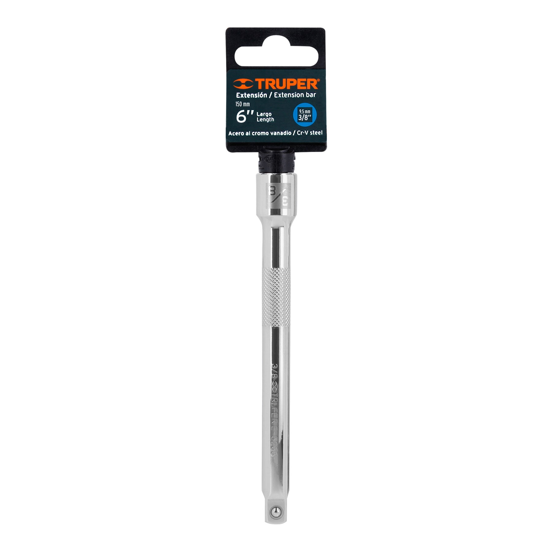 Truper E-5266 Extensión de 6' para matraca, cuadro 3/8'