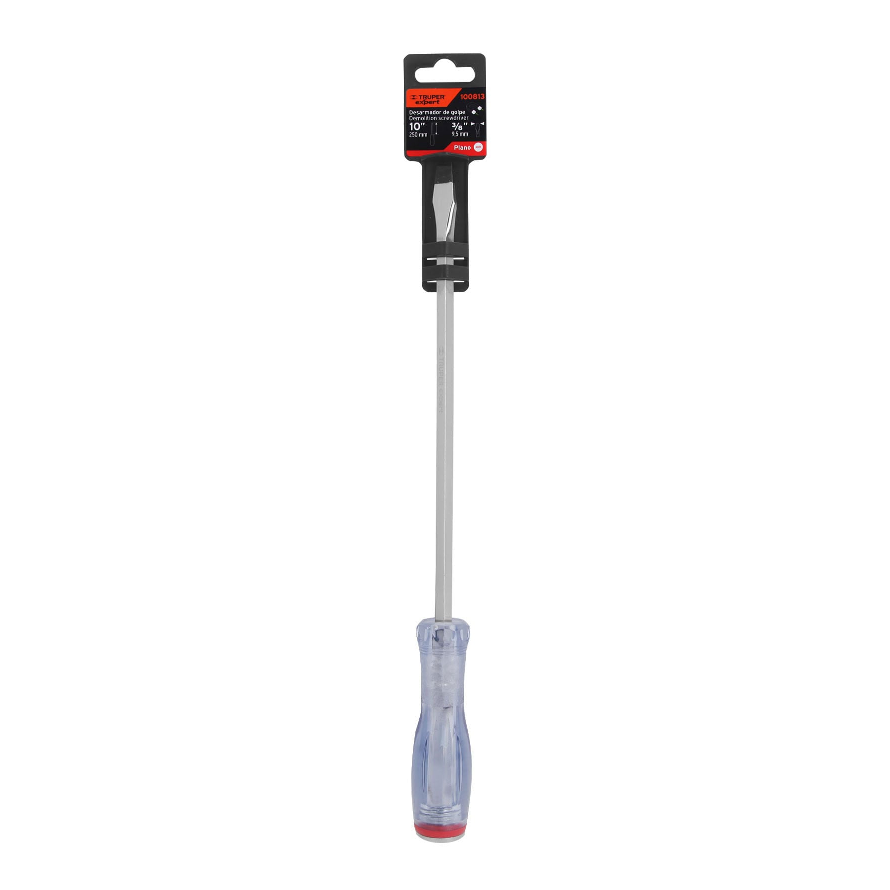 Expert GO-3/8X10P Desarmador plano de golpe 3/8' x 10'