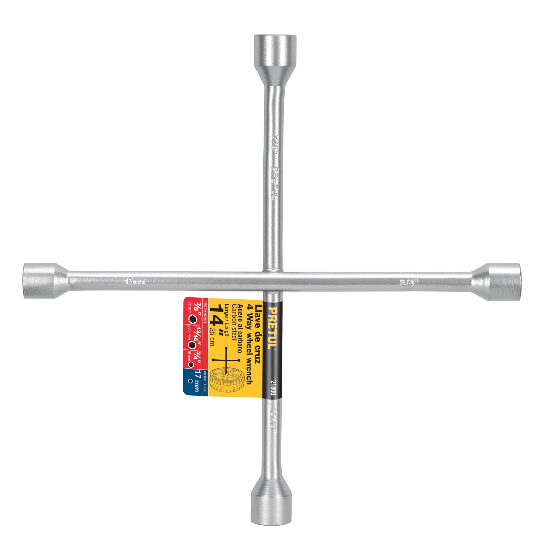 Pretul LLCR-14P Llave de cruz 14' galvanizada