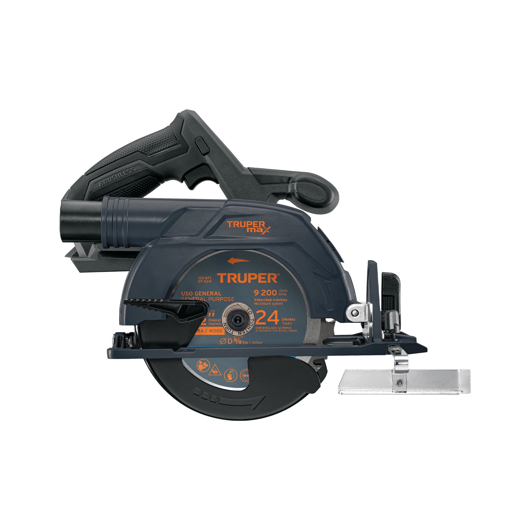 ierra circular 6-1/2", 20V, s/accesorios, MAX