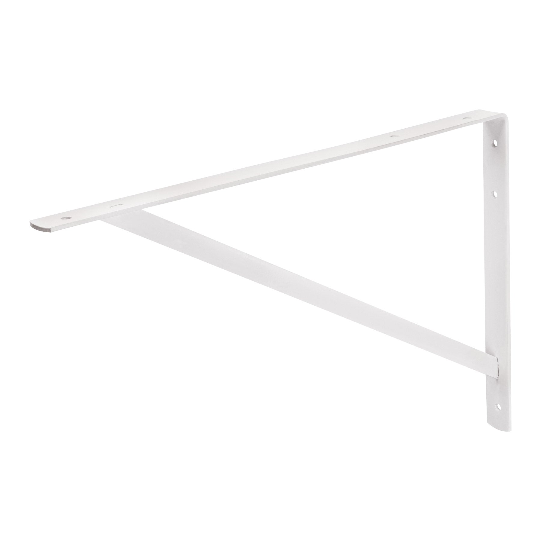 Truper MER-20B Ménsula de acero reforzada blanca 13 x 20'