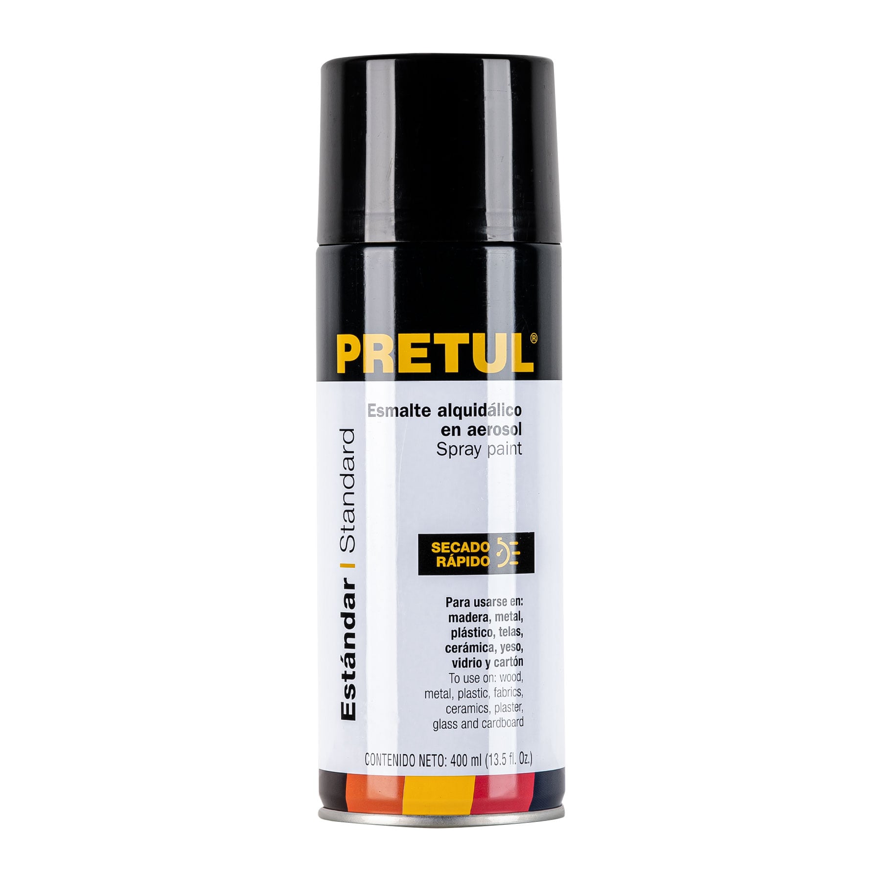 Pretul PA-NS-P Pintura en aerosol, negro satín, 400 ml