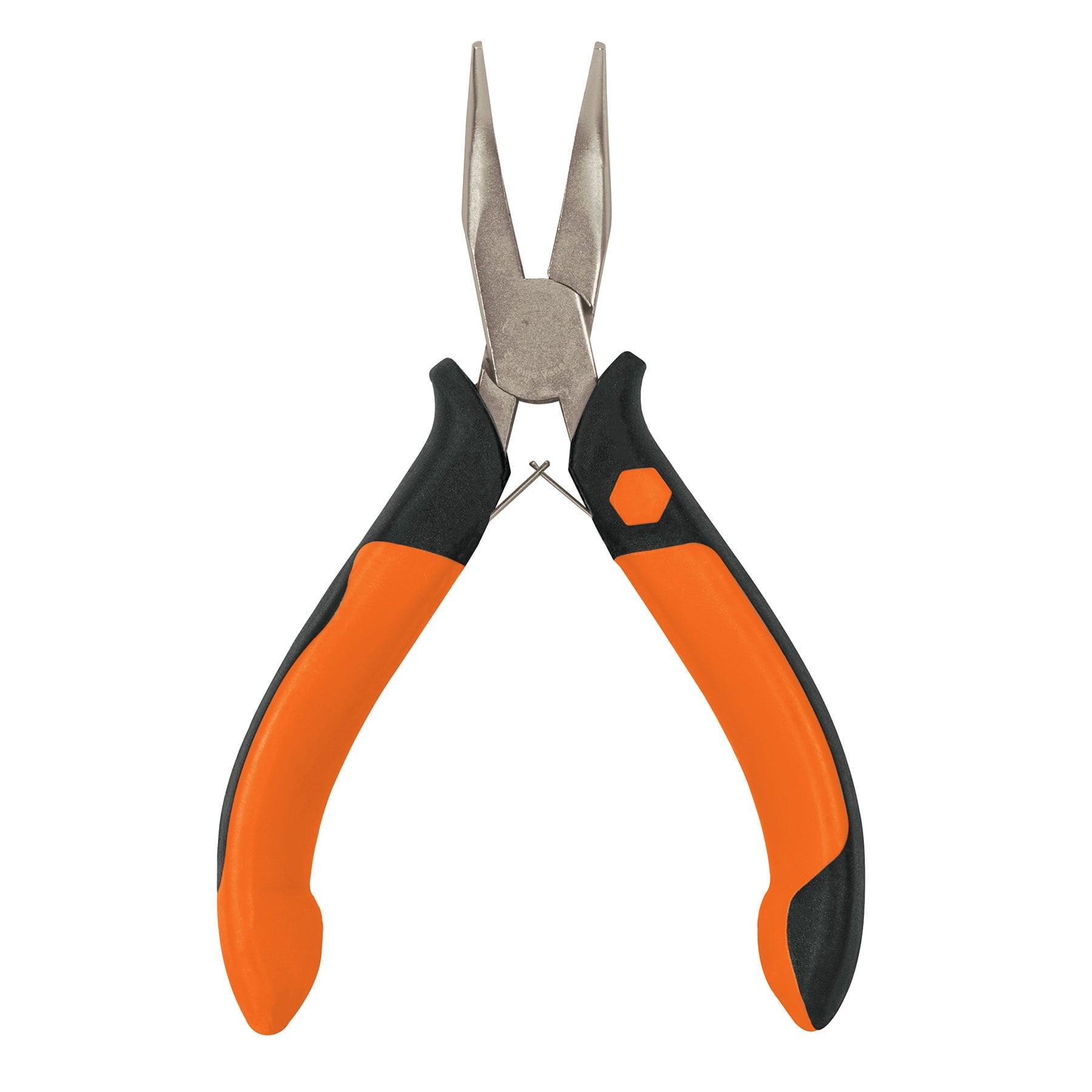 Truper PM-PC4 Pinza de punta curva 5', mango comfort grip
