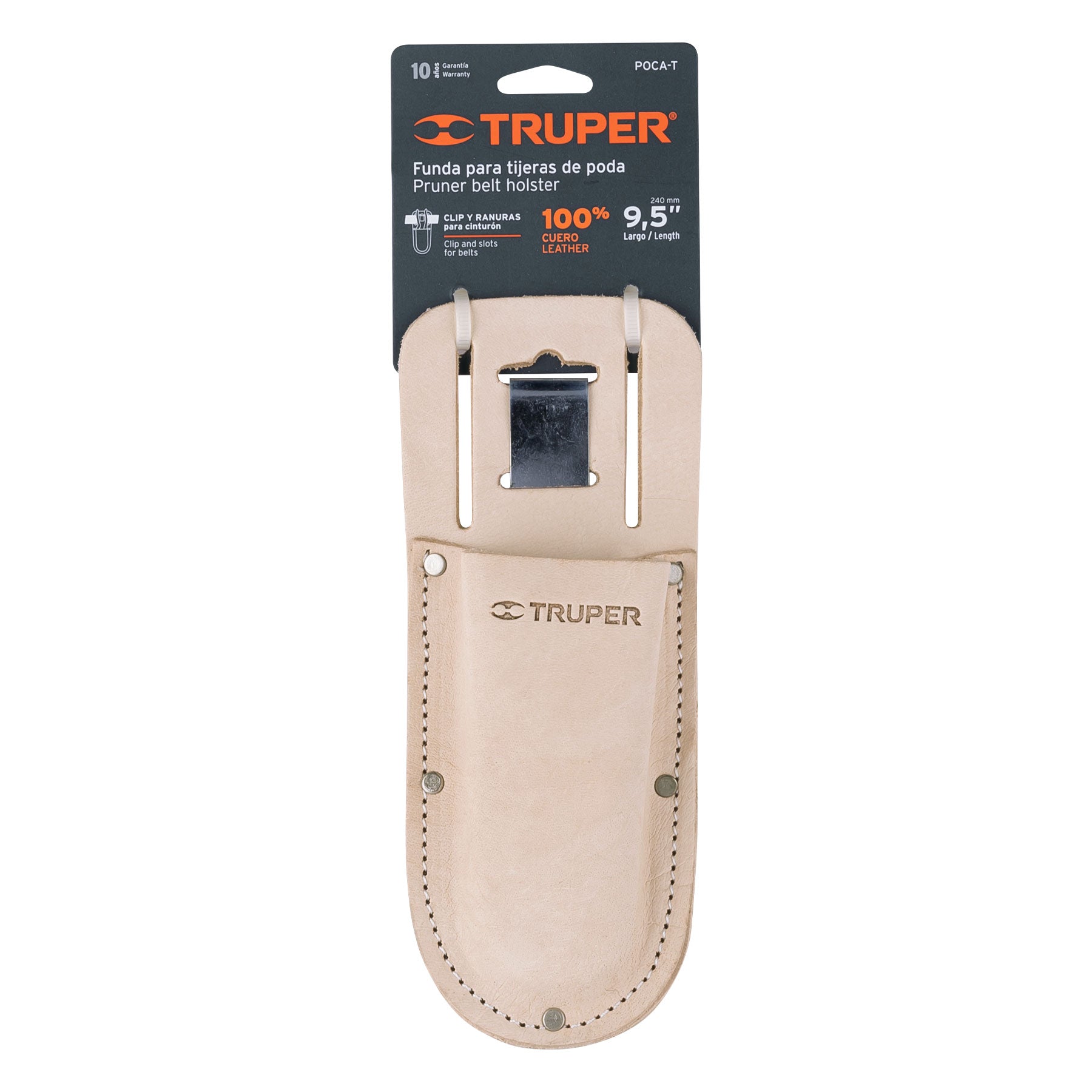 Truper POCA-T Funda de carnaza para tijeras de una mano
