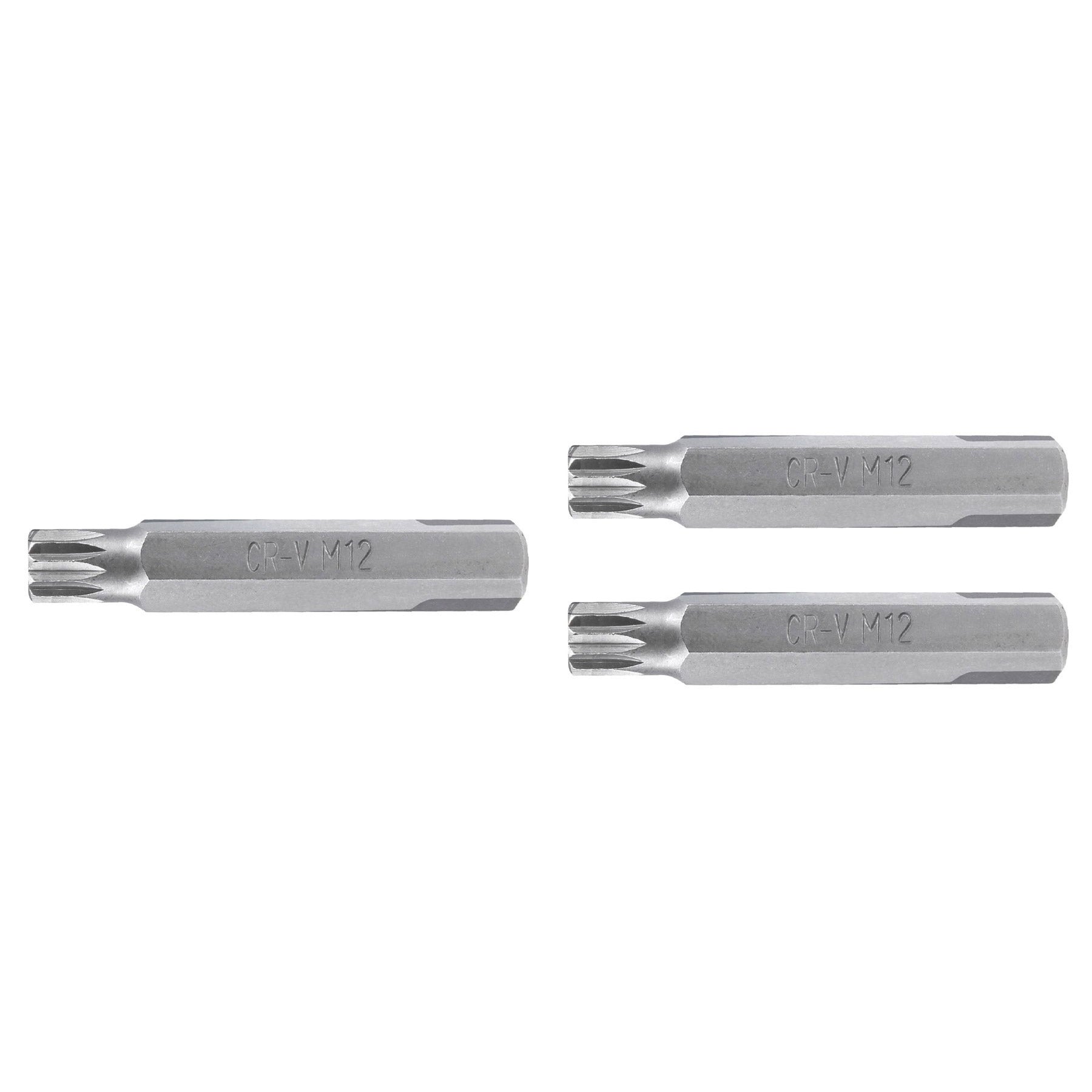 Expert PUDE-8212 Puntas Bristol M12, 3', estuche con 3 piezas, Expert