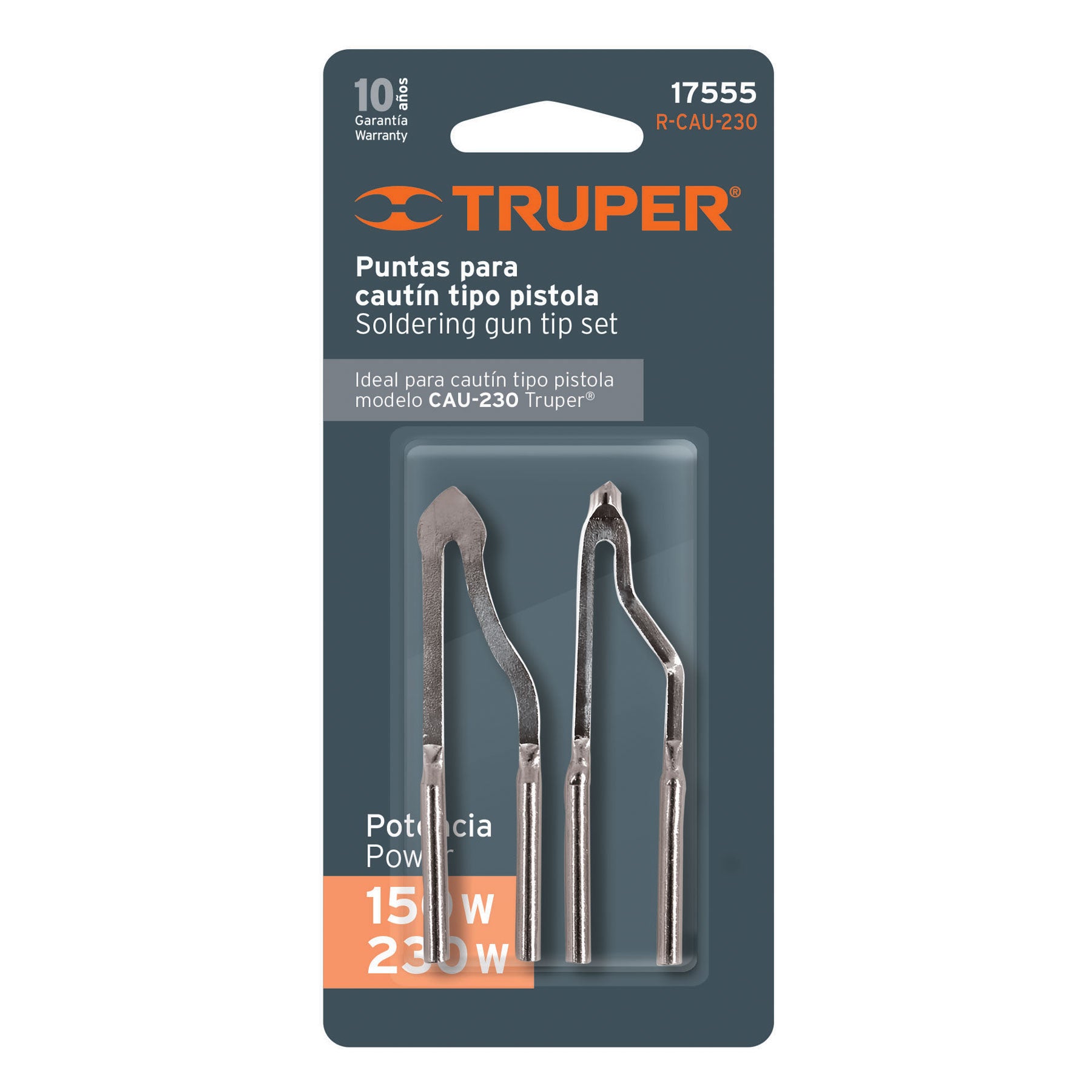 Truper R-CAU-230 Blíster con 2 puntas para cautín tipo pistola CAU-230