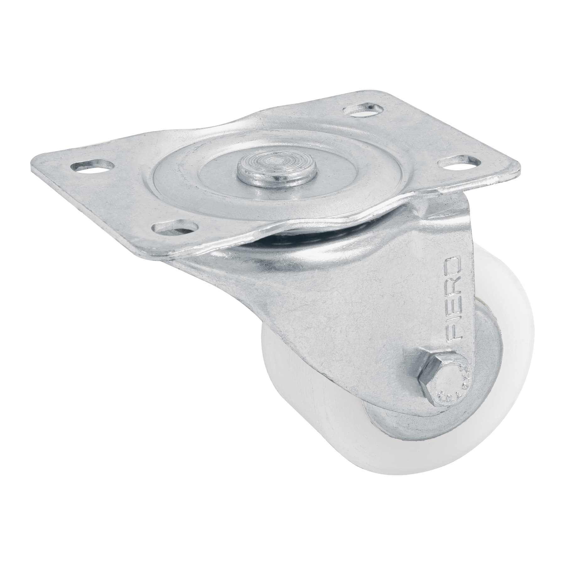 Fiero RO-224 Rodaja de polietileno 2-1/2' placa giratoria, con balero