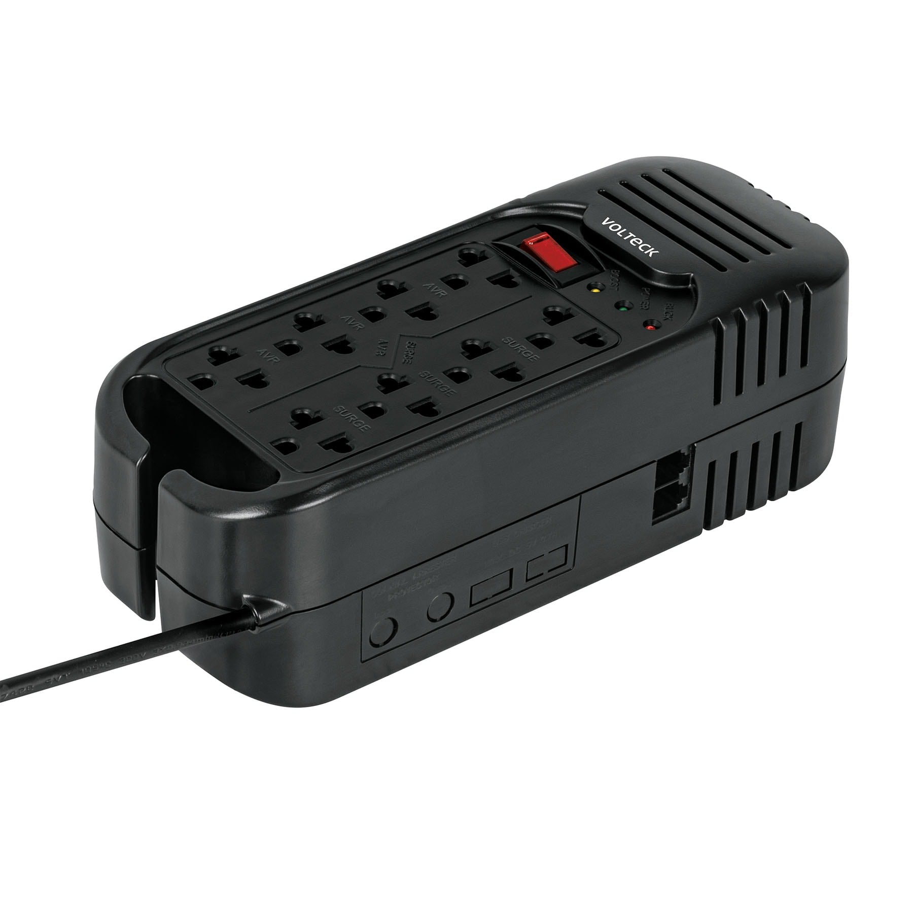 45574 Regulador de voltaje de 1600 VA / 800 W 8 contactos, Volteck