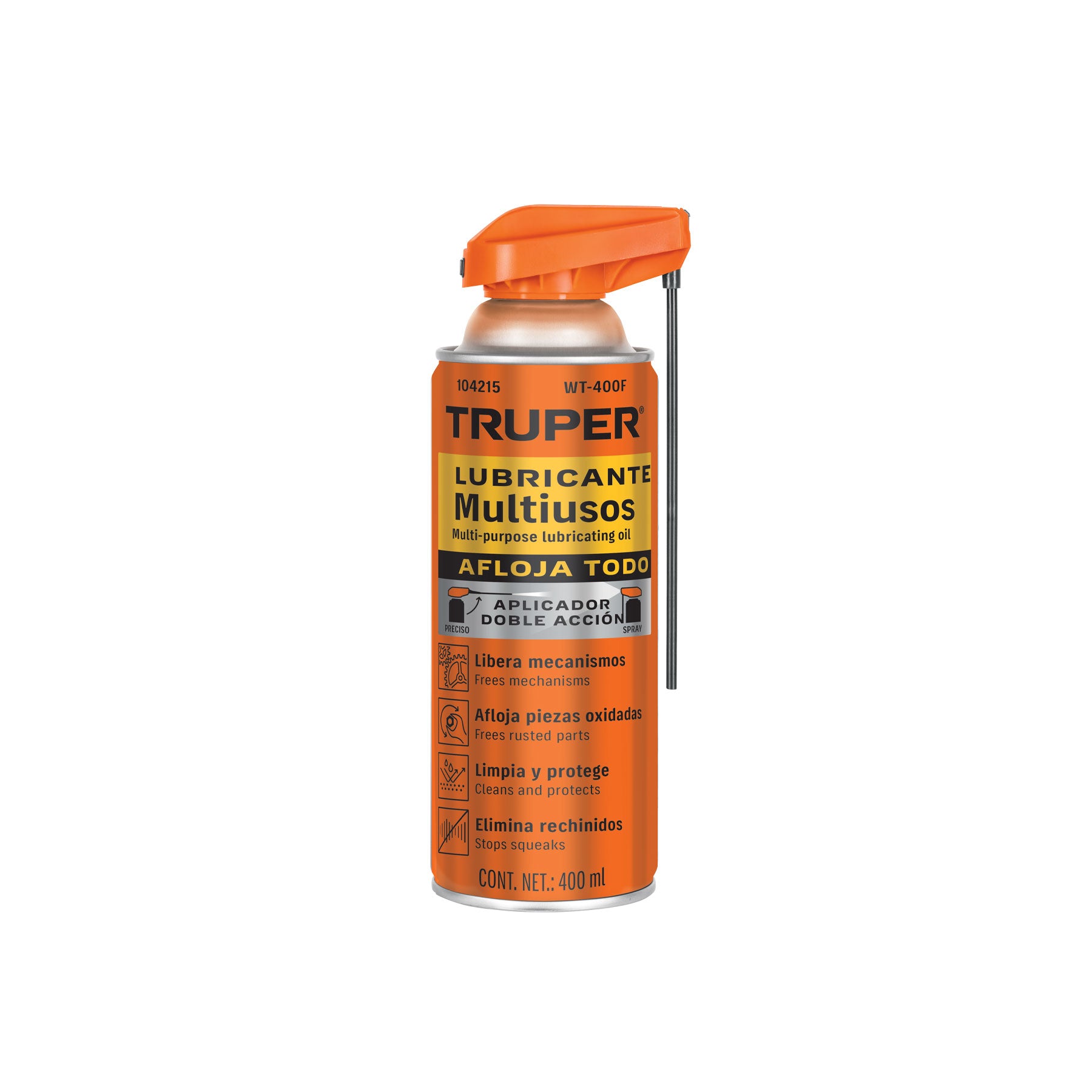 Lubricante Multiusos en Aerosol (400 ml) - WT-400F