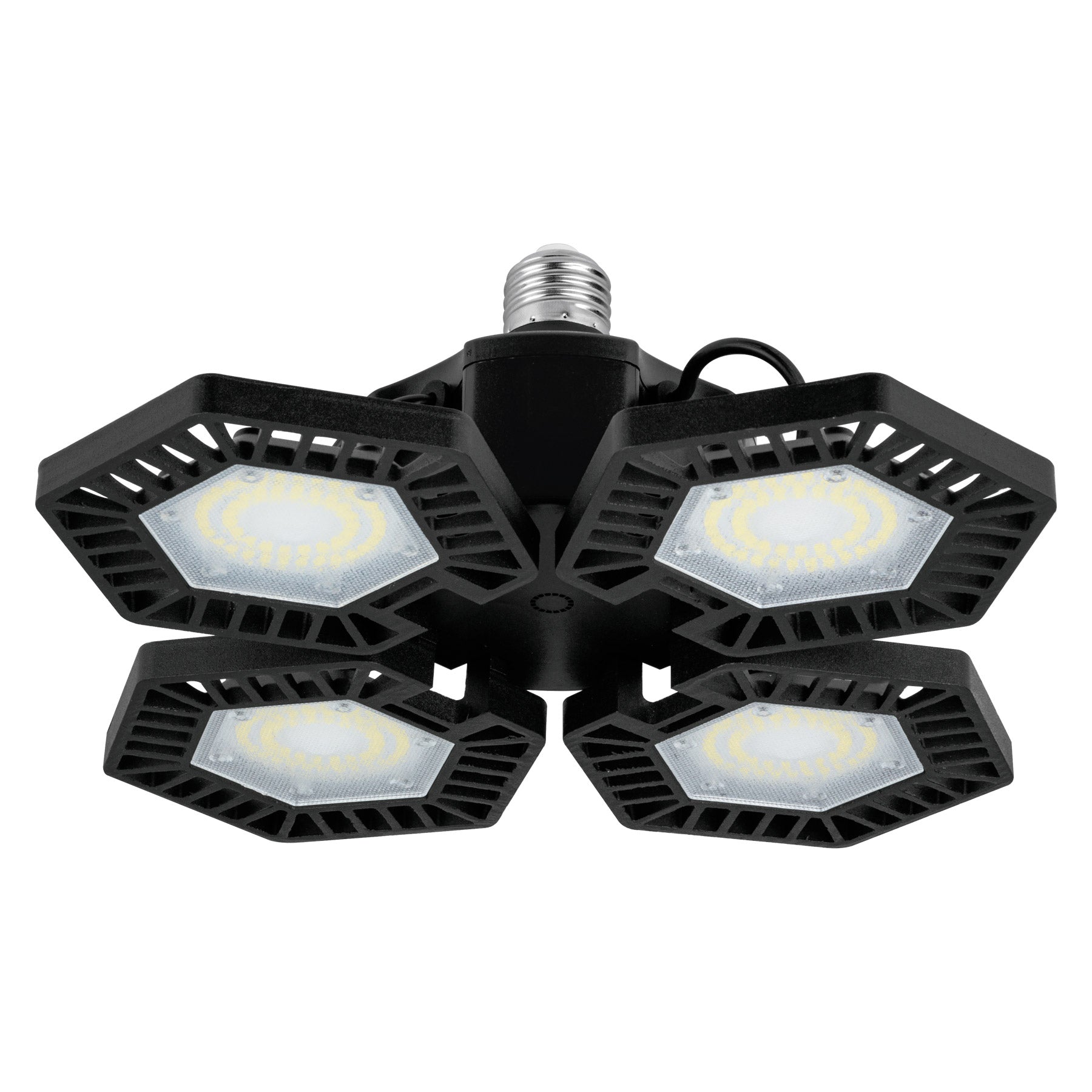 Volteck ABA-701L Luminario de LED 100 W, aluminio con 4 paneles abatibles
