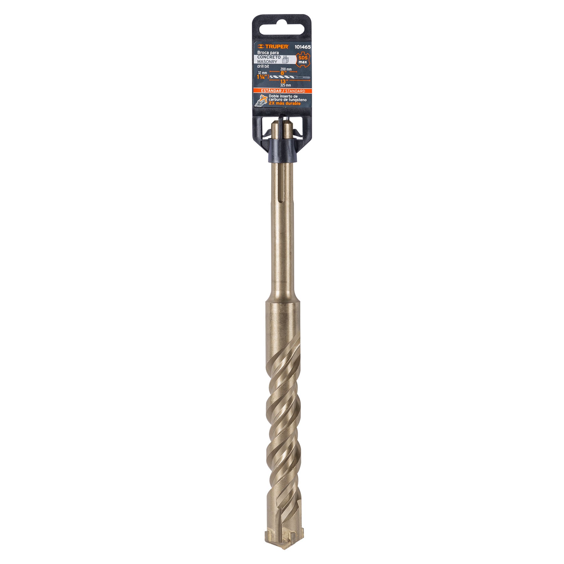 Truper BSM-1-1/4X13 Broca SDS Máx de 1-1/4 x 13'