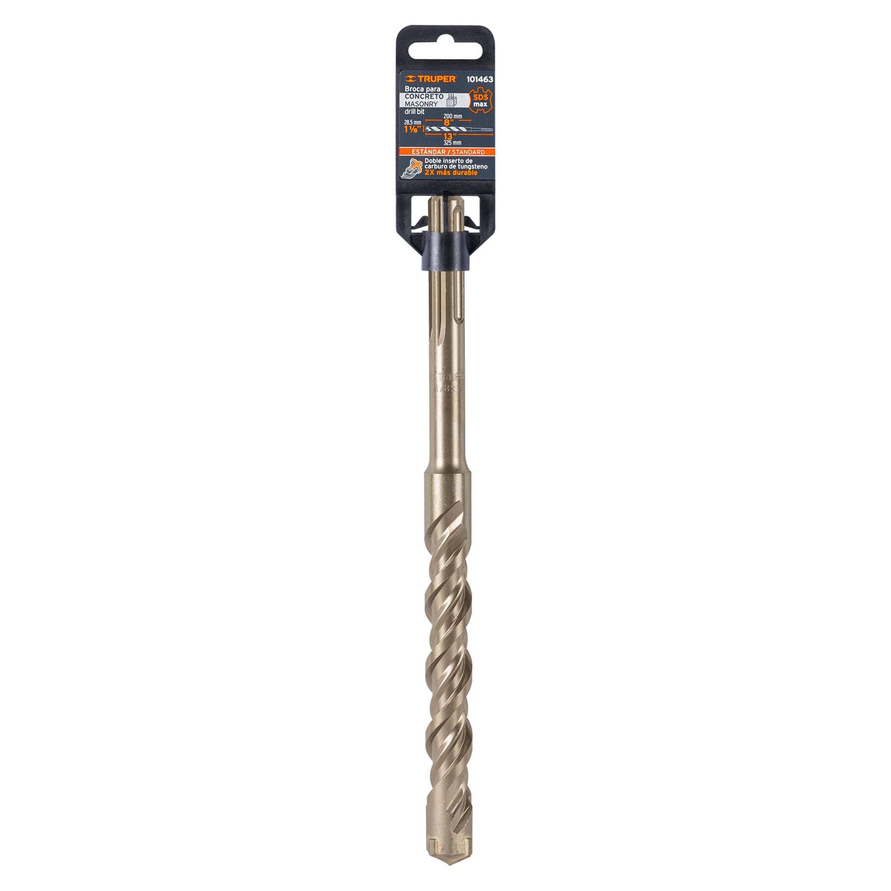Truper BSM-1-1/8X13 Broca SDS Ma x de 1-1/8 x 13'