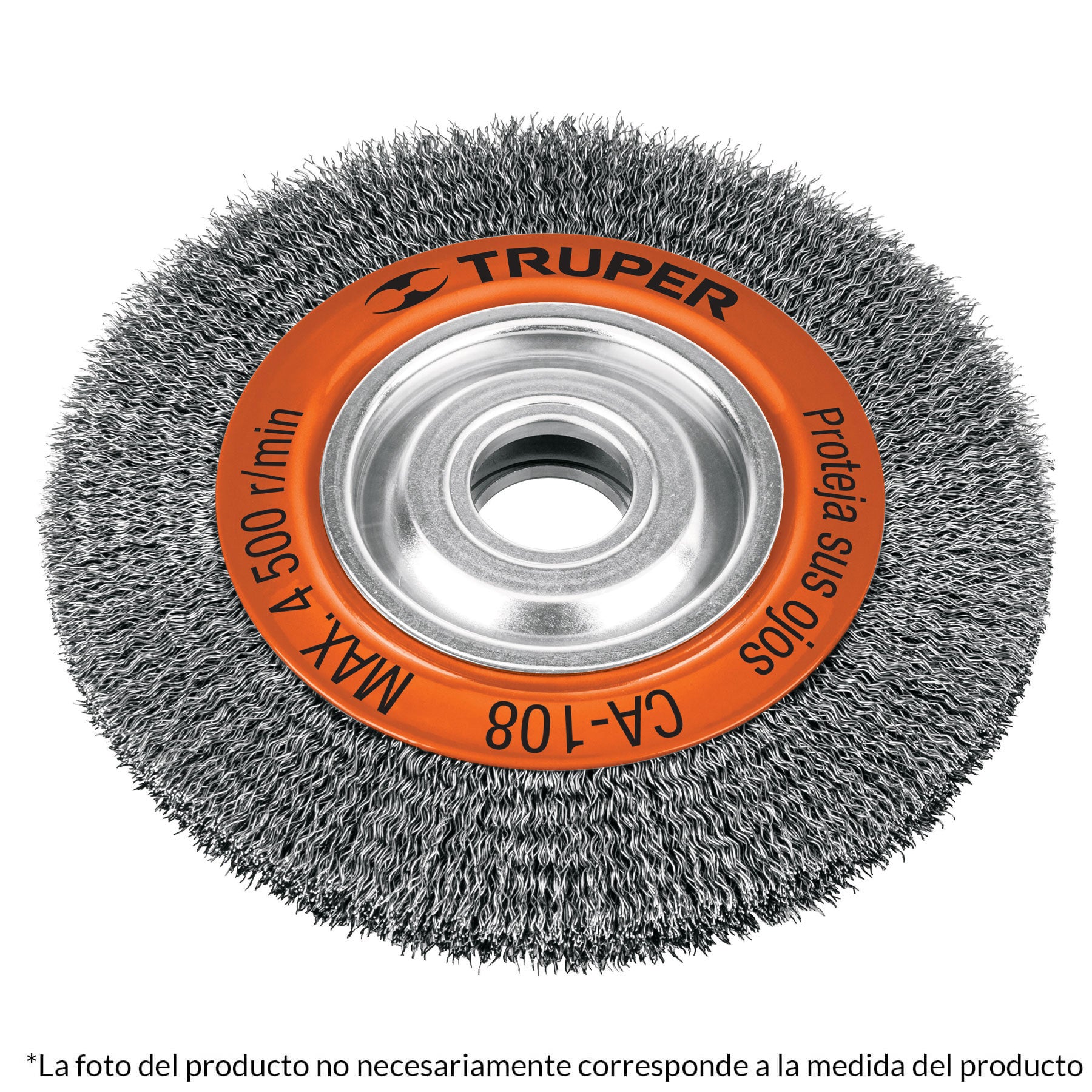 Truper CA-109 Carda alambre ondulado 8' x 1' para esmeril