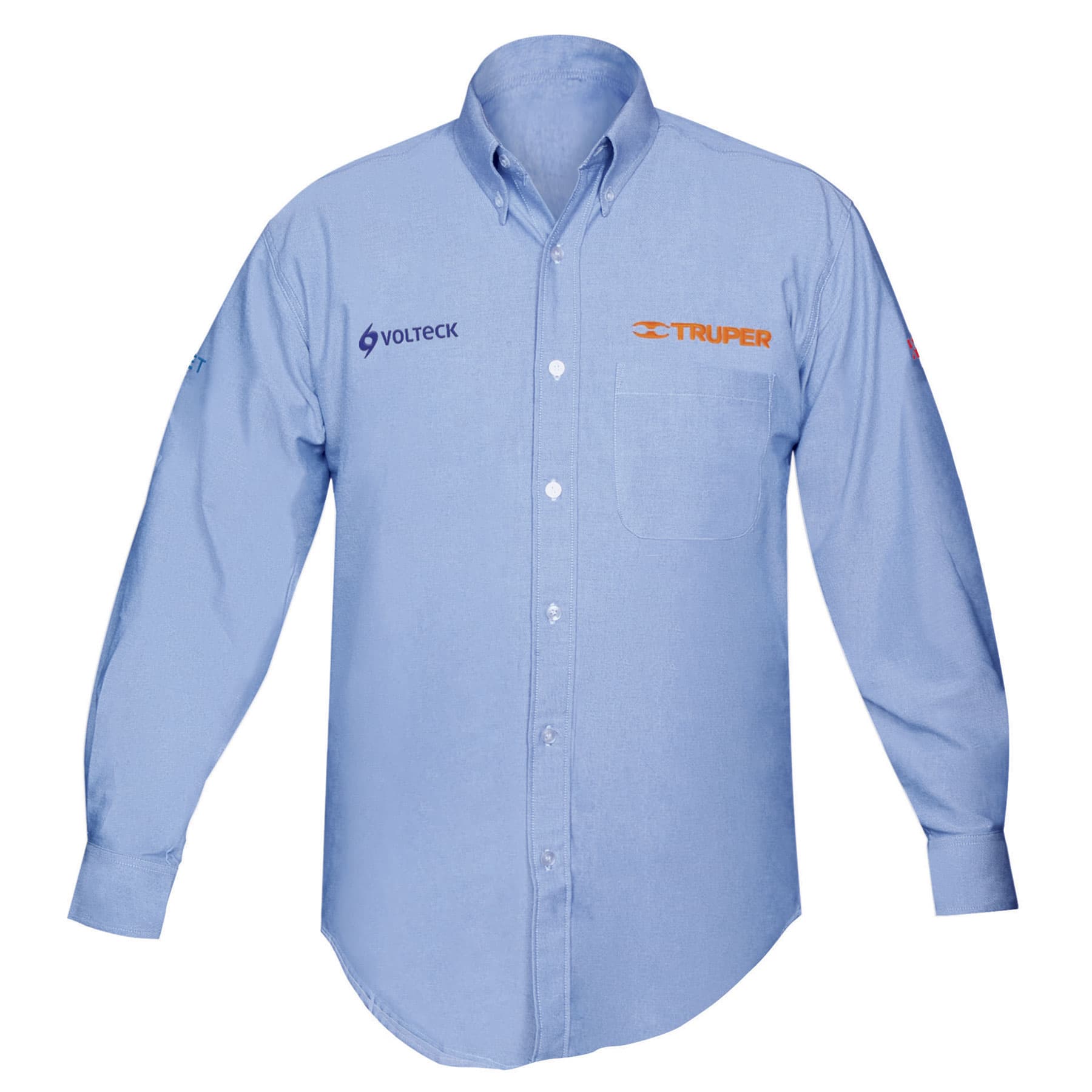 Truper CAM-AZ-LL Camisa azul para caballero, manga larga talla G