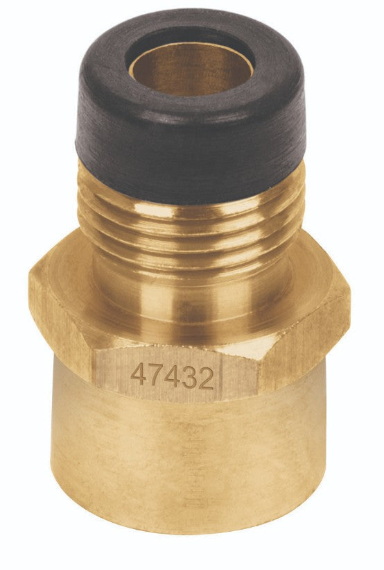 Foset CLG-495 Niple campana de latón, 1/2' X 1/2'