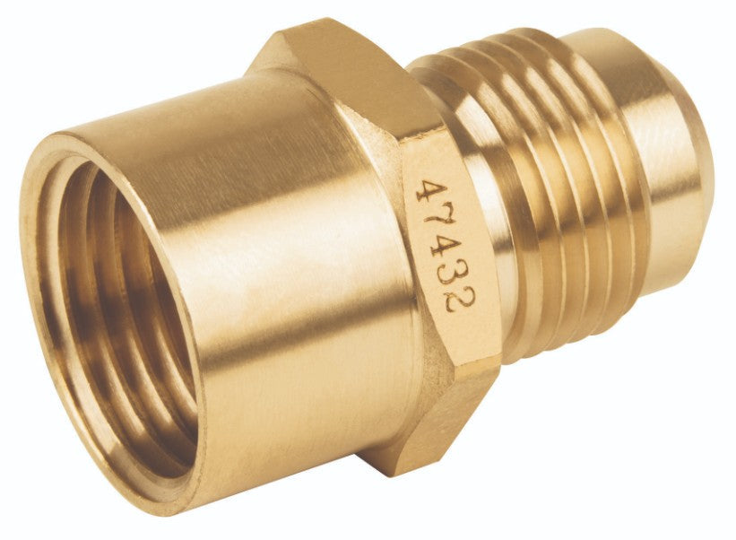 Foset CLG-495 Niple campana de latón, 1/2' X 1/2'