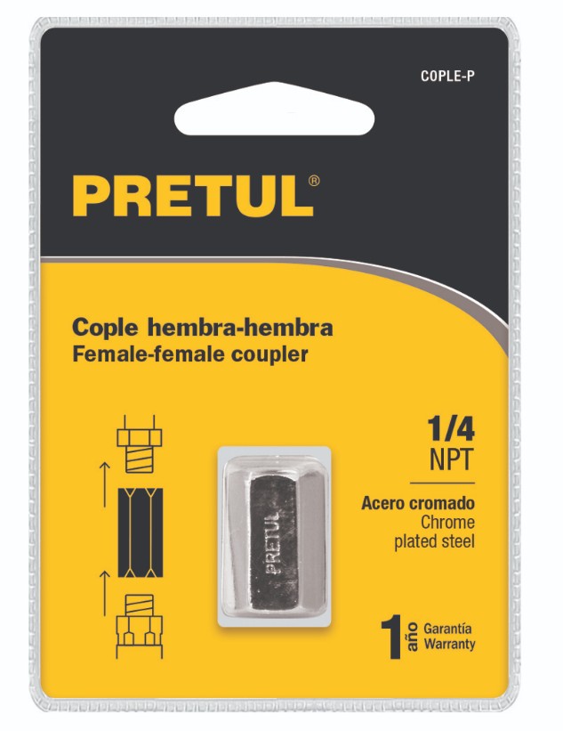 Pretul COPLE-P Cople acero, cuerda 1/4 NPT, Pretul