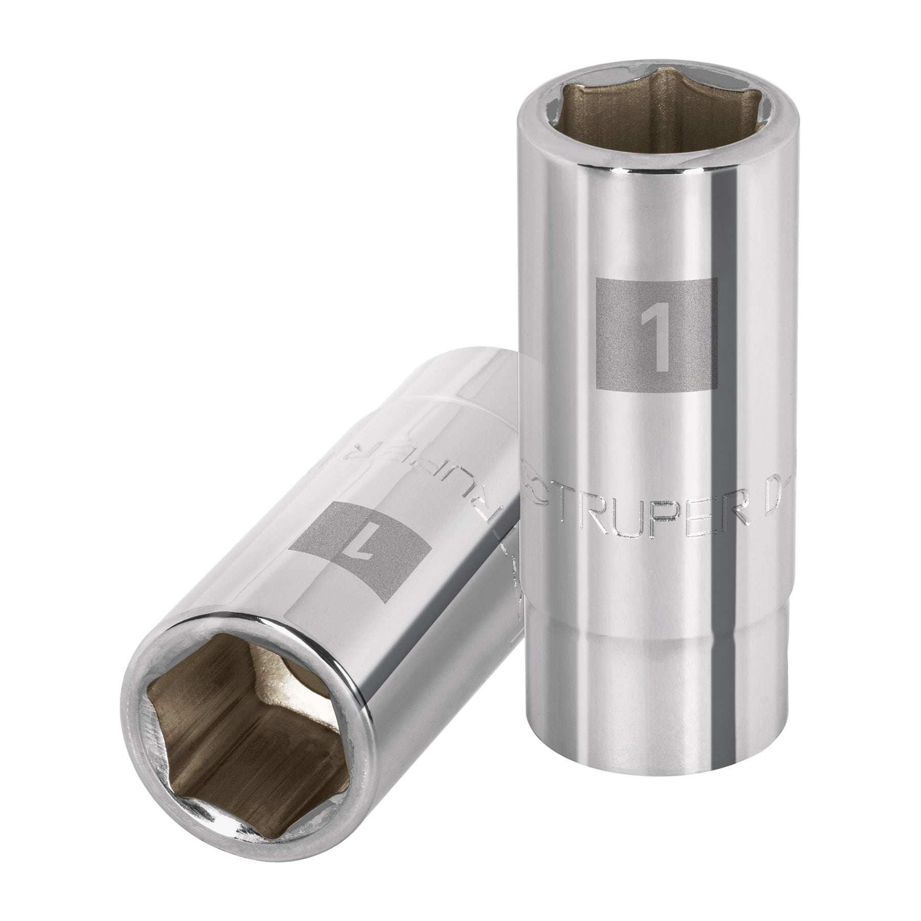 Truper D-3432-HL Dado largo de 1', 6 puntas, cuadro 3/4'
