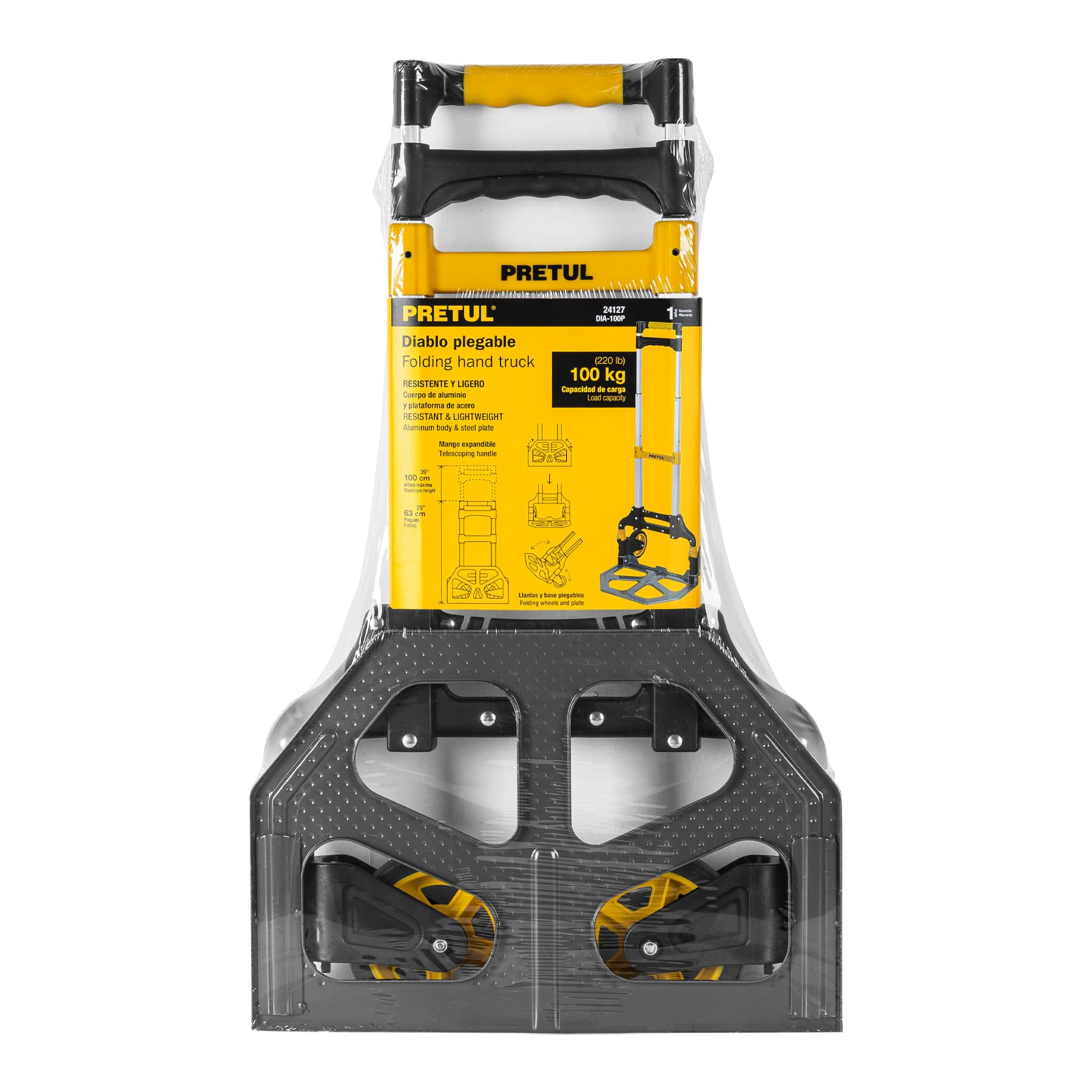 Pretul DIA-100P Diablo de carga, plegable, 100 kg, Pretul