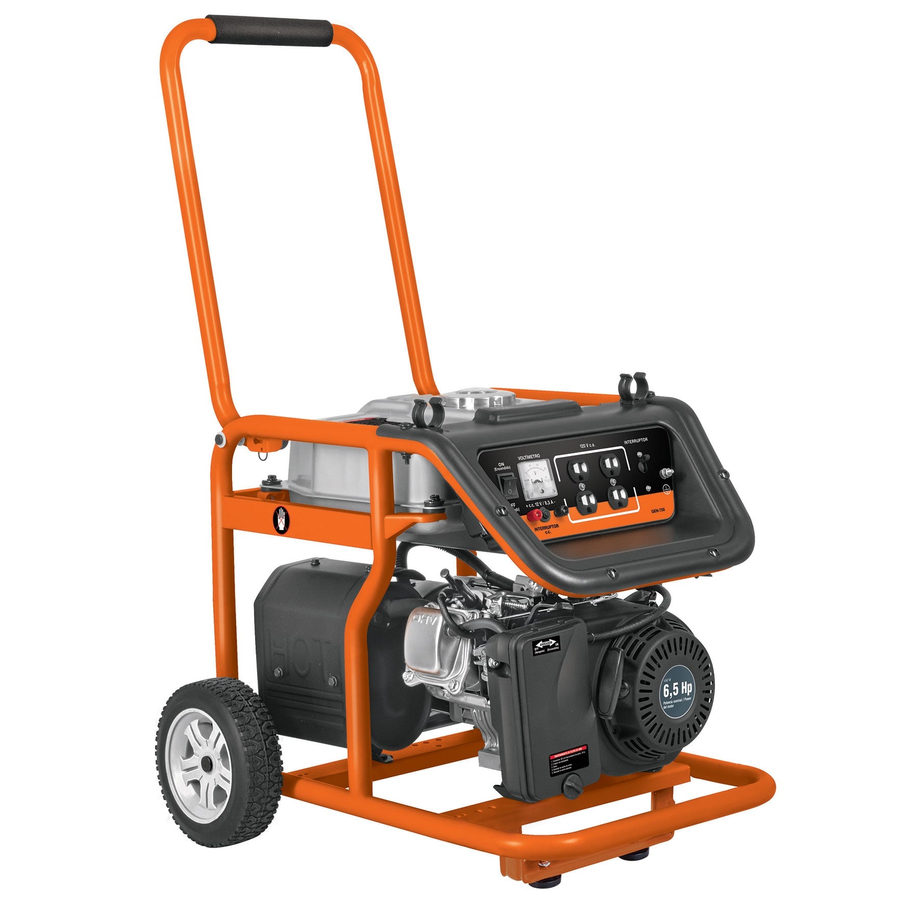 Truper GEN-25X Generador eléctrico portátil con motor a gasolina, 4 kW