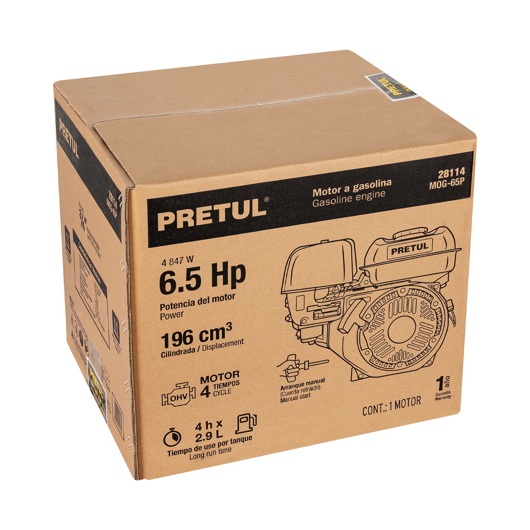 Pretul MOG-65P Motor a gasolina 6.5 HP