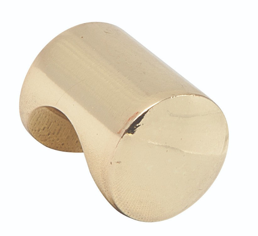 Hermex PER-032 Perilla, latón brillante, estilo Cilindro