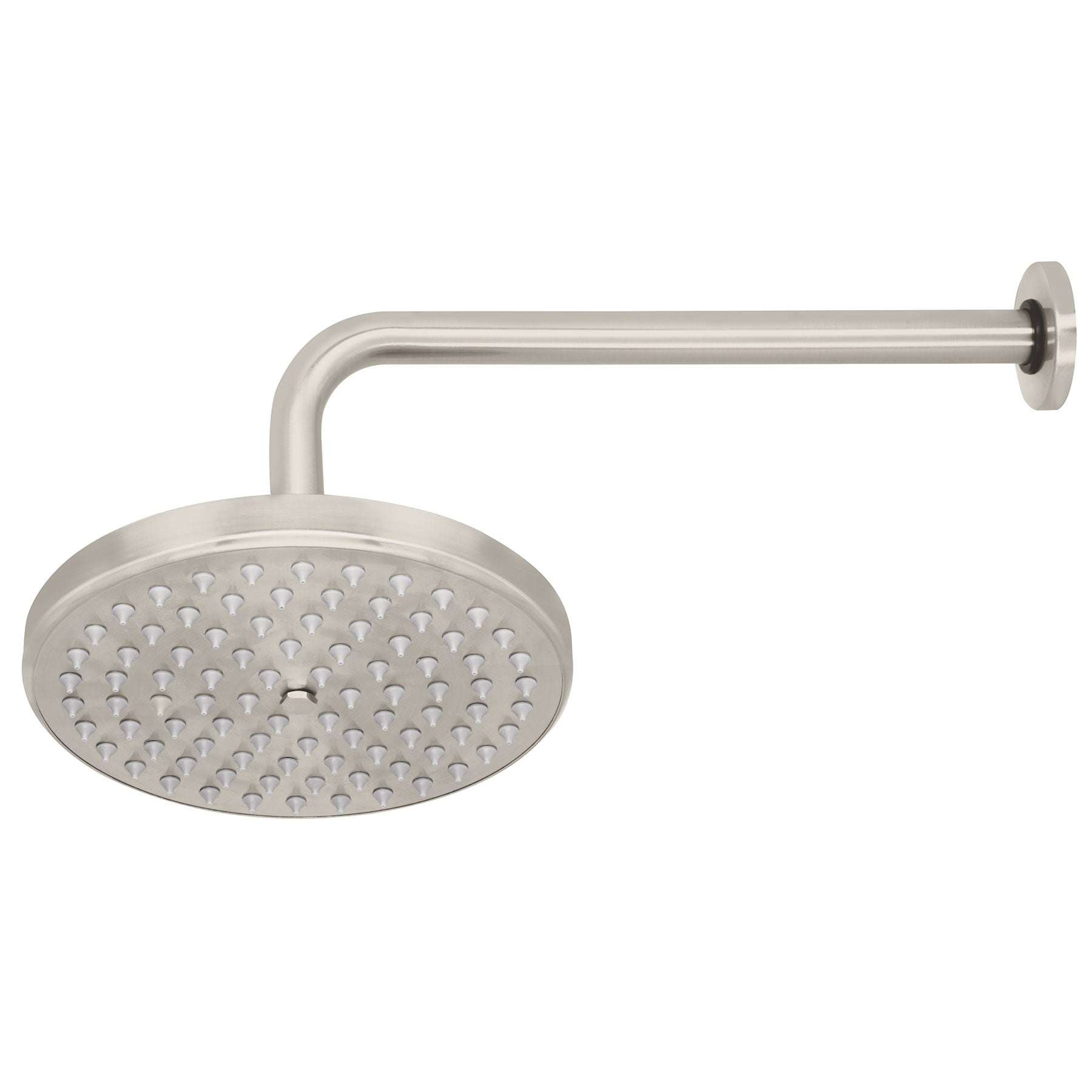 Foset R-208N Regadera satín 8' plato redondo, con brazo, Foset Element