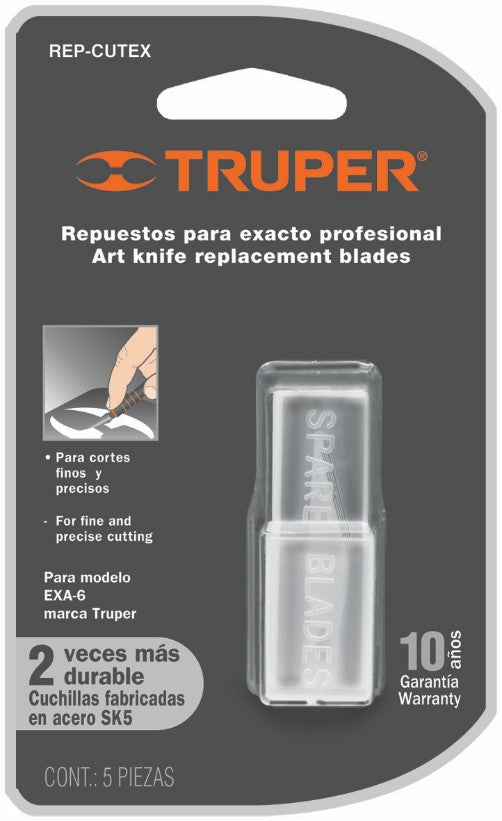 Truper REP-CUTEX Repuesto para EXA-6 , blíster con 5 pzas