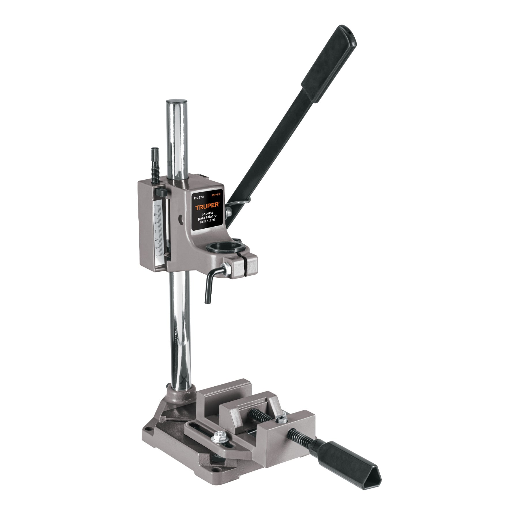 Truper SOP-T12 Soporte vertical para taladro 3/8"-1/2", Truper