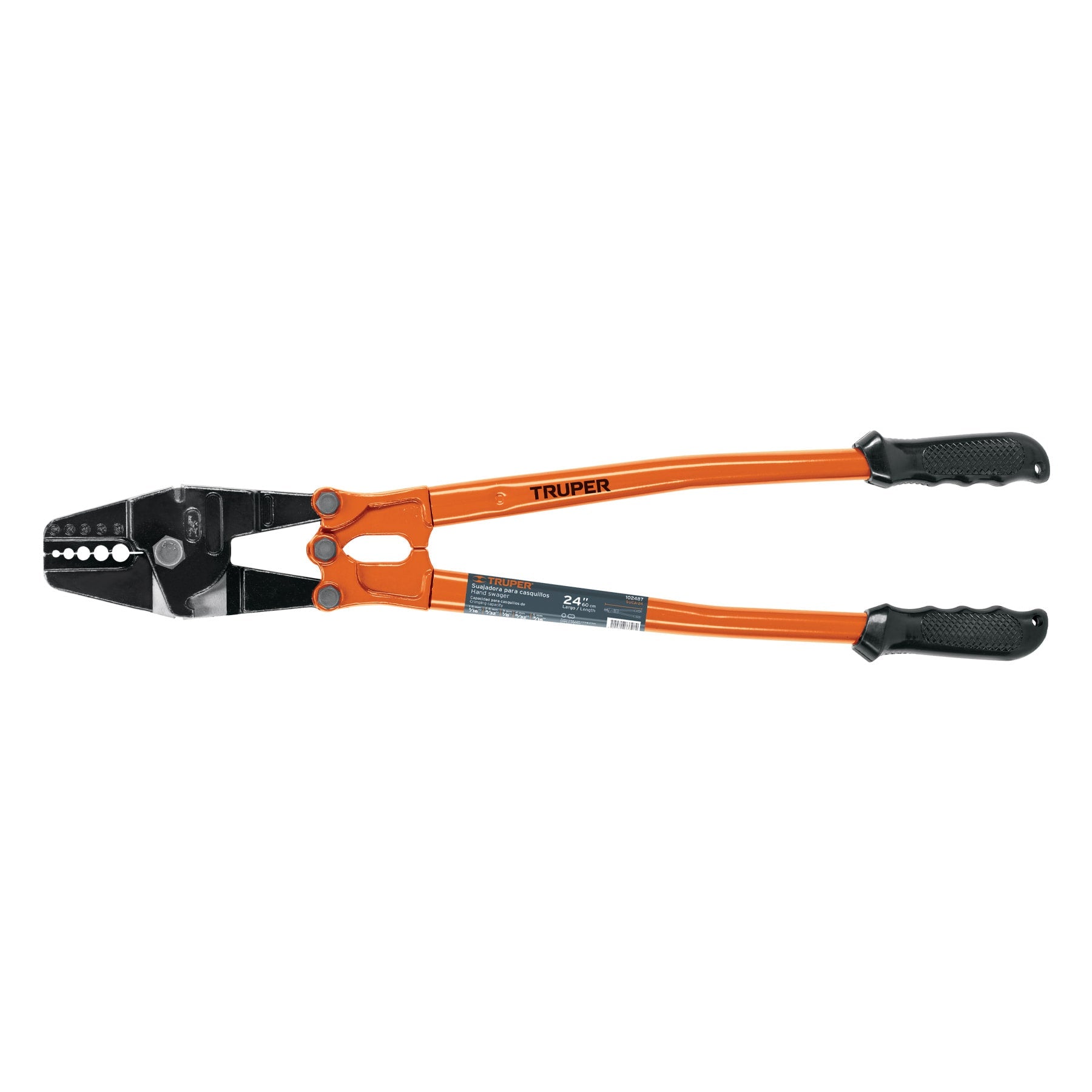 Truper SUCA-24 Suajadora 24" para casquillos con cortador de cable, Truper