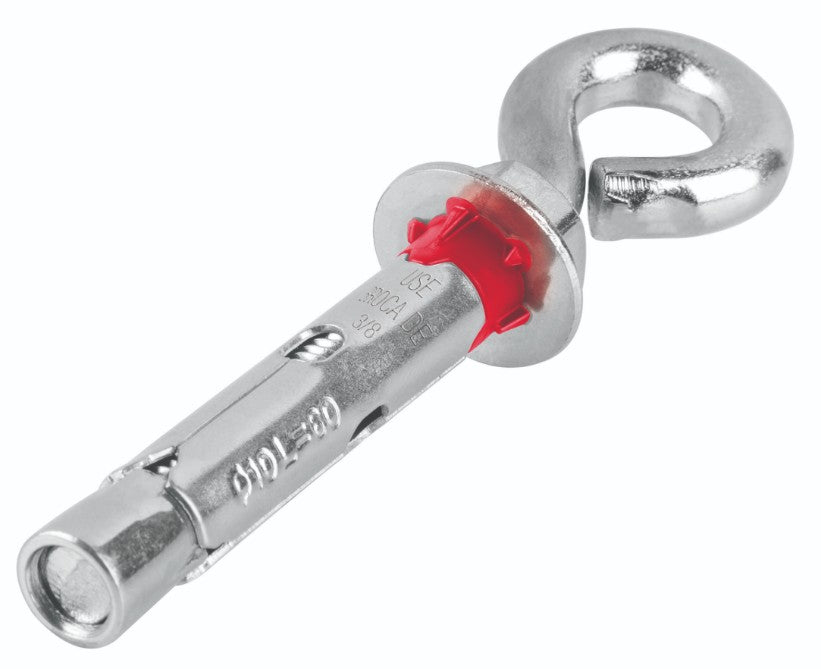 Fiero TAE-10X60C Taquete expansivo con armella cerrada, 10X60 mm,bolsa 4 pzas
