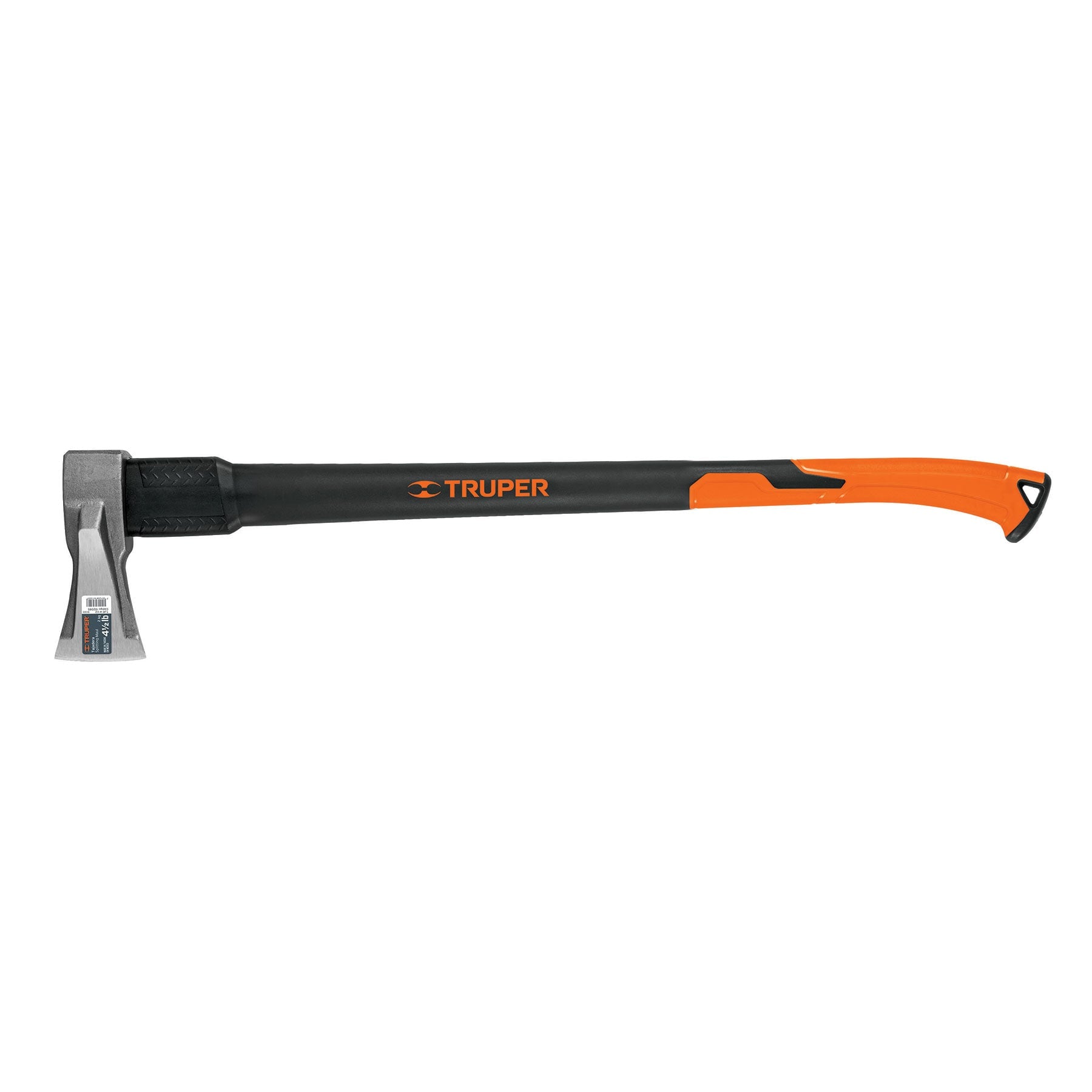 Truper TJR-4.5F Hacha para rajar madera 4.5 lb, mango fibra de vidrio 34'