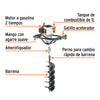 103204 AHO-52 Ahoyadora / motoperforadora a gasolina 52cc, Truper