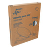 Foset AWC-40B Asiento redondo para WC, abierto, blanco - Ferrenacional