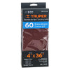Truper B60-PUL-4X6 Bandas grano 60, para lijadora PUL 4x6, caja con 3 pzas - Ferrenacional