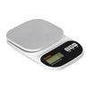Truper BASE-5EA Báscula digital para cocina, plato de acero inox, 5kg