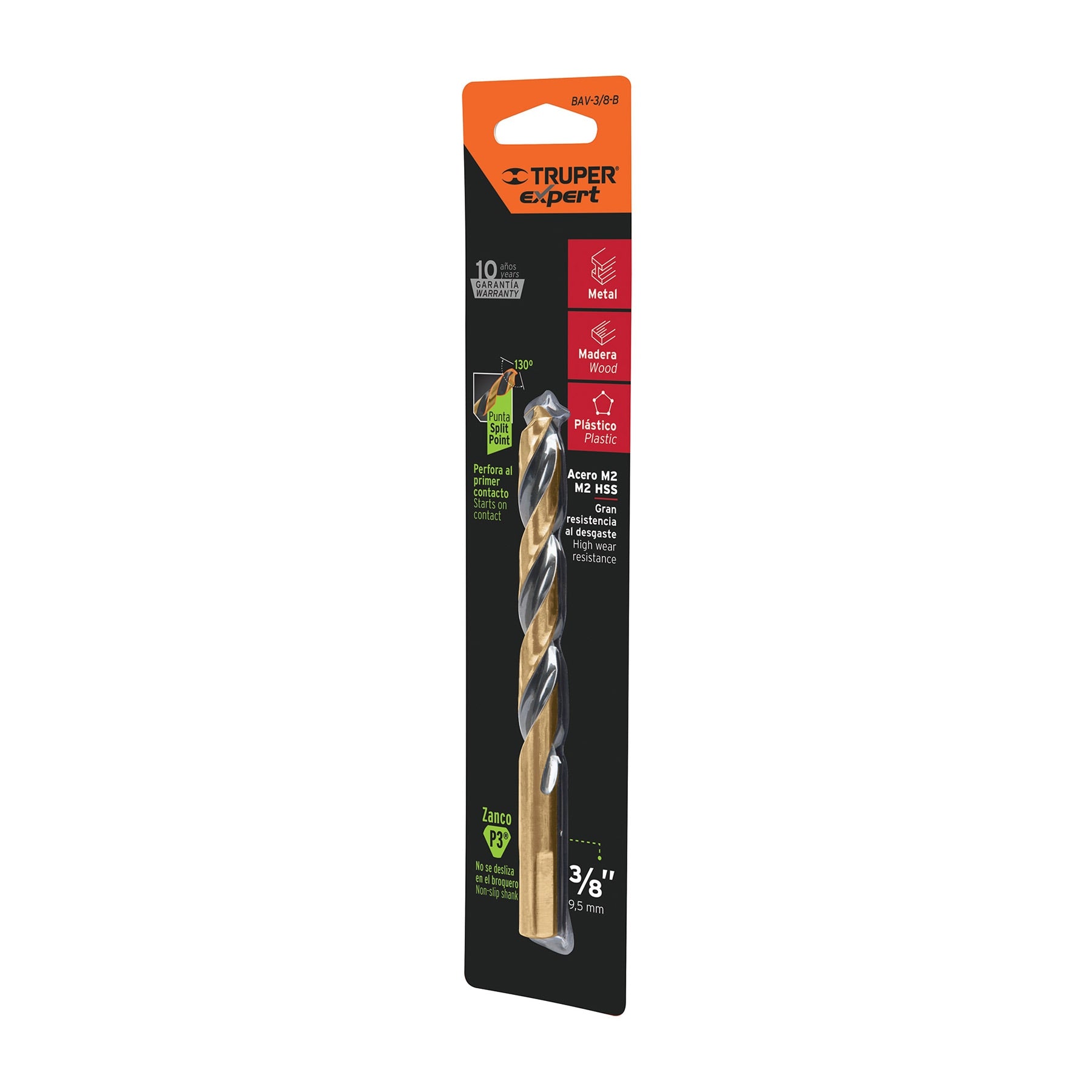 Expert BAV-3/8-B Broca de alta velocidad 3/8' en blister - Ferrenacional