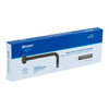 Foset BCH-600M Brazo recto con chapetón para regadera, 30 cm, negro mate