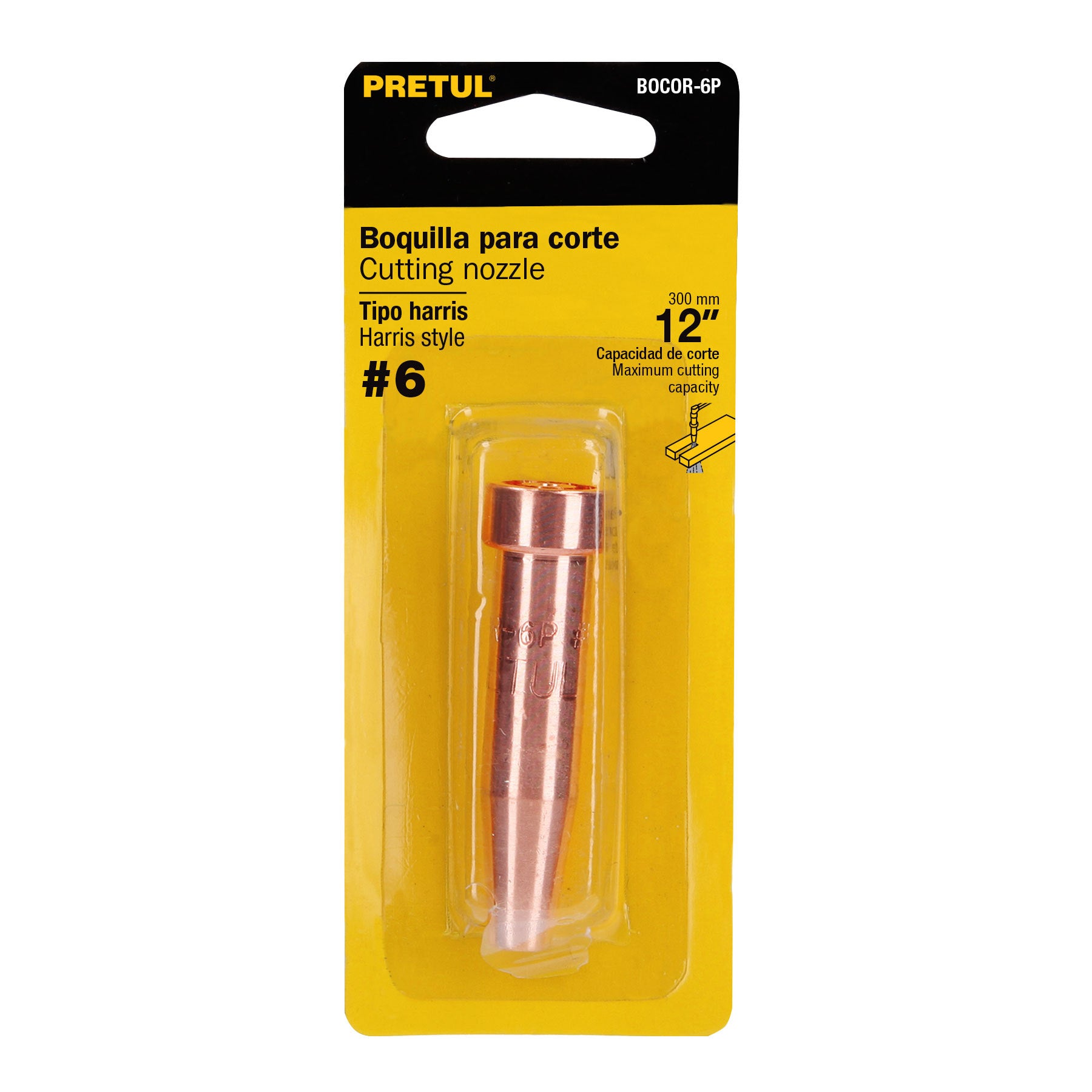 Pretul BOCOR-6P Boquilla para corte #6, Pretul