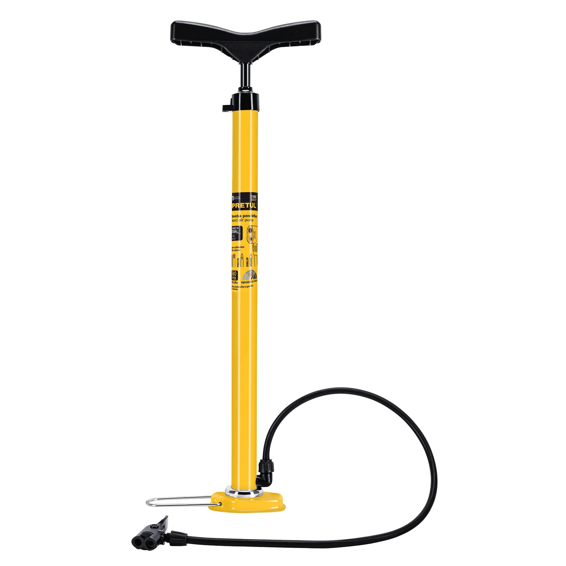 Pretul BOM-P Bomba manual para inflar, 80 PSI, Pretul